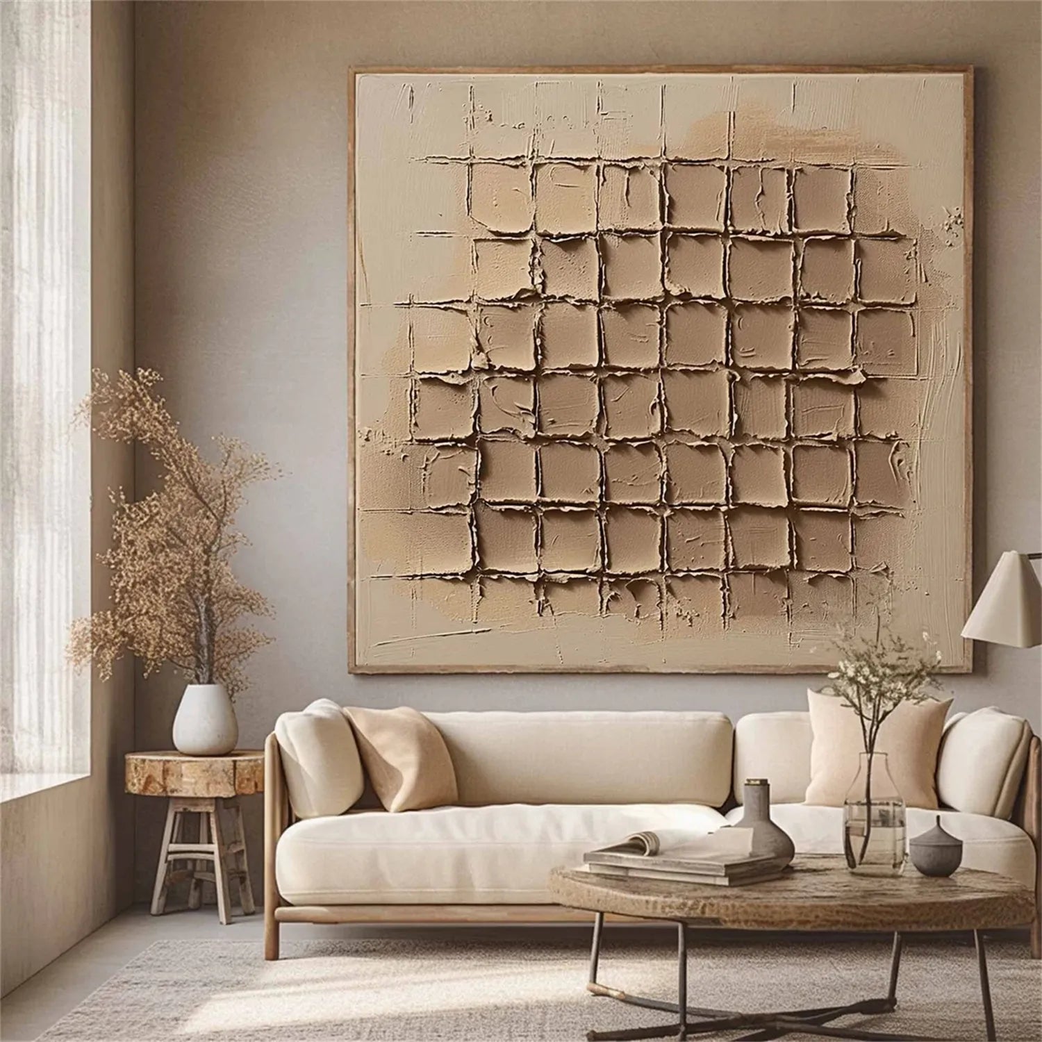 Abstract Tranquility Art Painting #WS171 - Modern Wall Decor for Living Room, Bedroom & Office - Calming Abstract Canvas Artwork