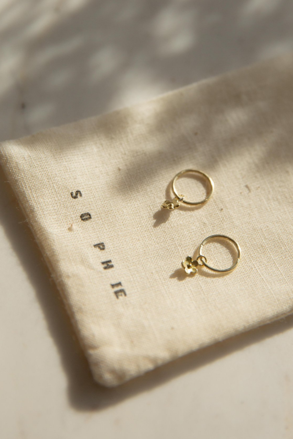 Daisy Day Gold Sleepers - 14K Gold Plated Earrings for Women, Hypoallergenic & Lightweight, Perfect for Everyday Wear & Gifting