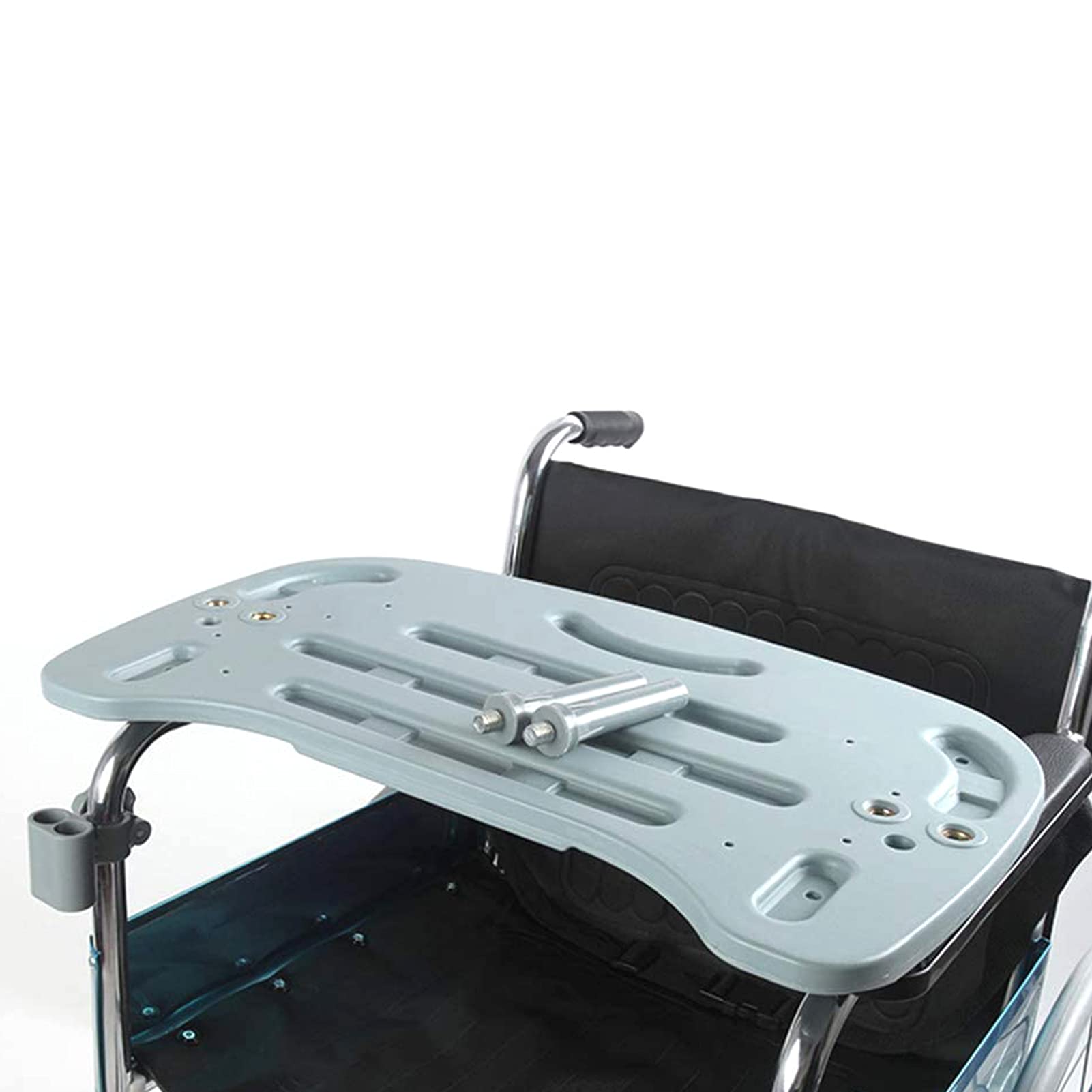 Universal Wheelchair Lap Tray with Cup Holder - Removable & Portable Wheelchair Table for Eating, Reading, Working - Lightweight Wheelchair Desk Accessories for Seniors & Disabled - Perfect for Meals, Office Work & Leisure Activities at Home