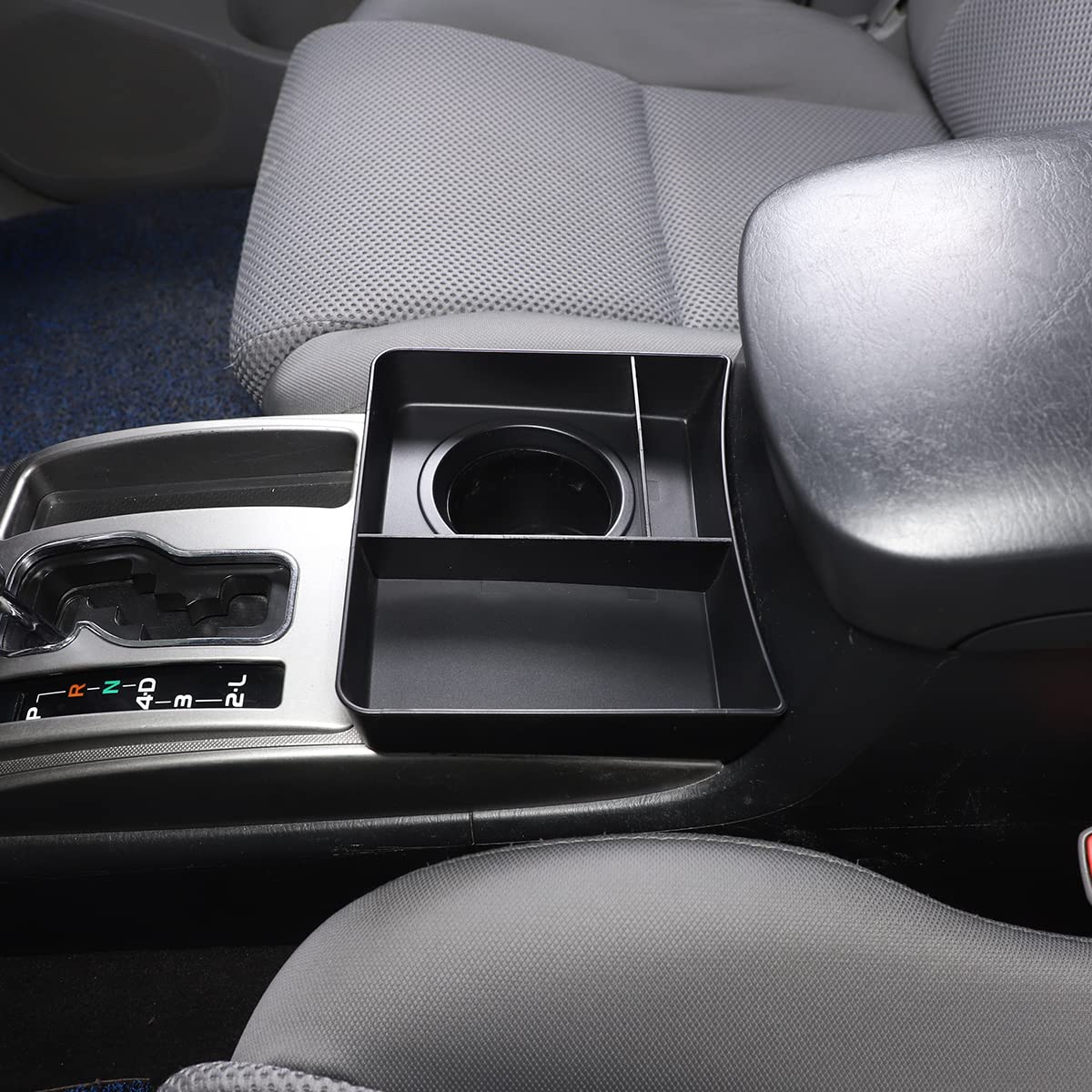 CHEAYAR Car Storage Cup Holder for Toyota Tacoma 2011-2015 | Gear Shift Console Organizer Tray | Extra Storage Space for Passenger Side | Perfect for Road Trips & Daily Commute