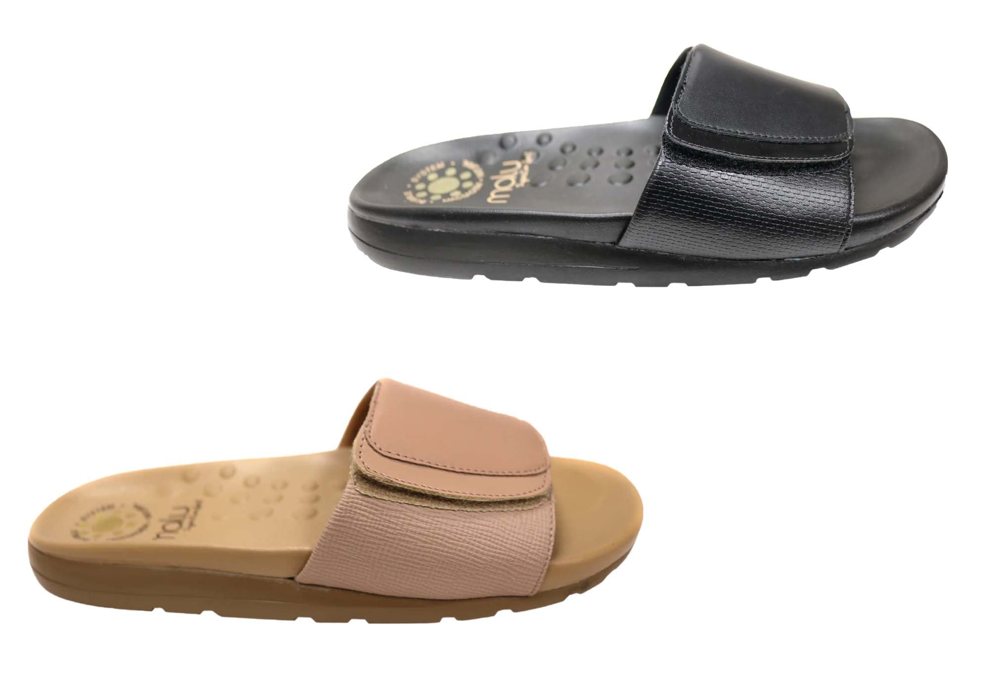Malu Supercomfort Vessi Women's Comfort Slides Sandals - Made in Brazil - Perfect for Beach, Pool, and Casual Wear