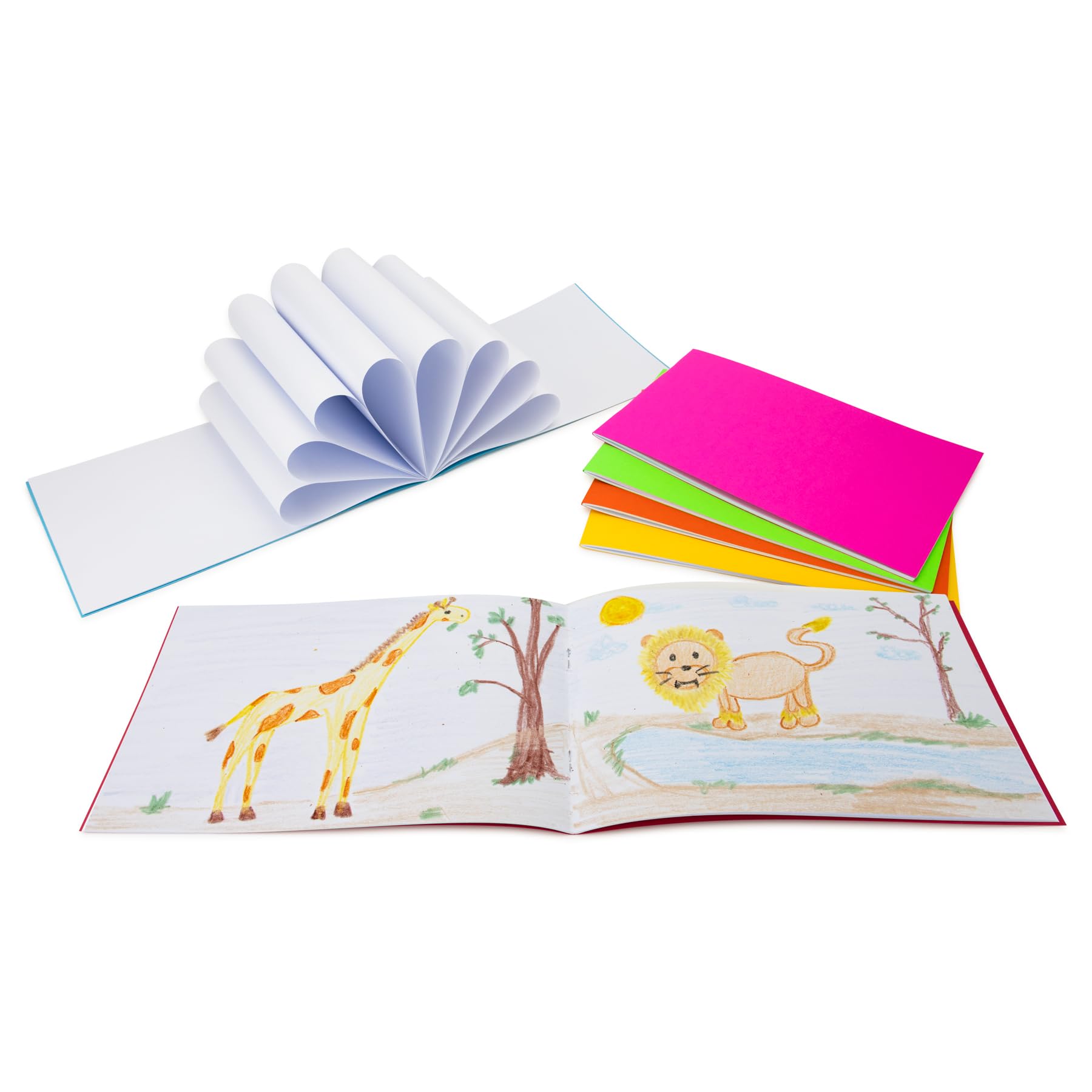 Hygloss 10-Pack Blank Books 4.25x5.5