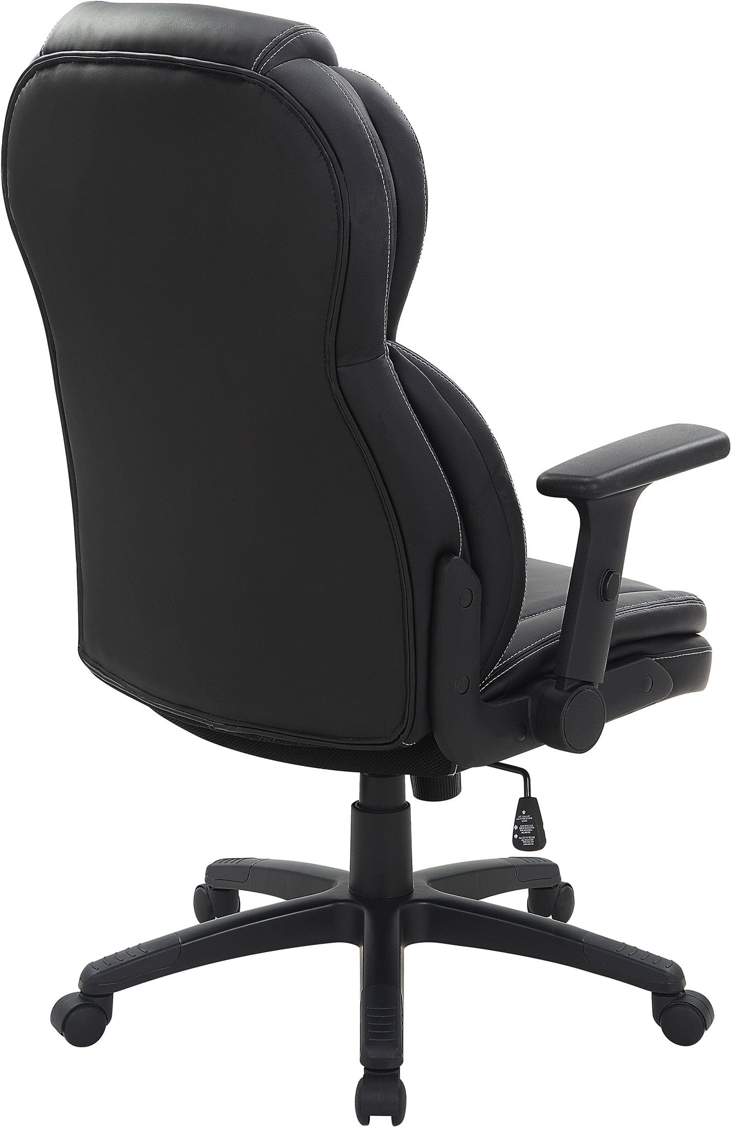 Premium Office Star Exec Bonded Leather Office Chair with Adjustable Height & Flip Arms [EC91150] - Ergonomic Desk Chair for Home Office & Executive Workspaces