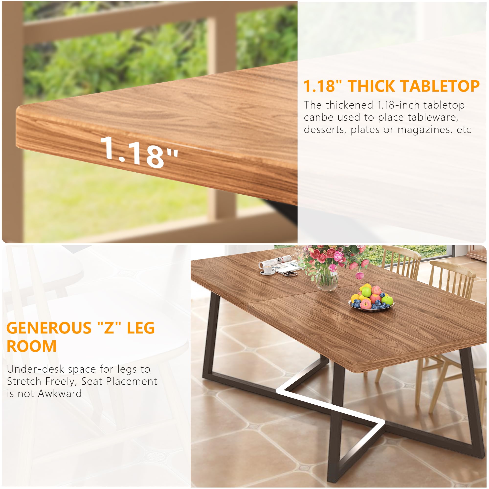 AWQM 6FT Conference Table - 70.8