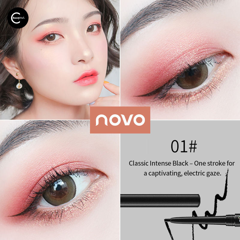NOVO Precision Eyeliner Pencil - Waterproof & Smudge Proof Eye Liner for Long Lasting Makeup - Perfect for Everyday Wear, Party & Special Occasions
