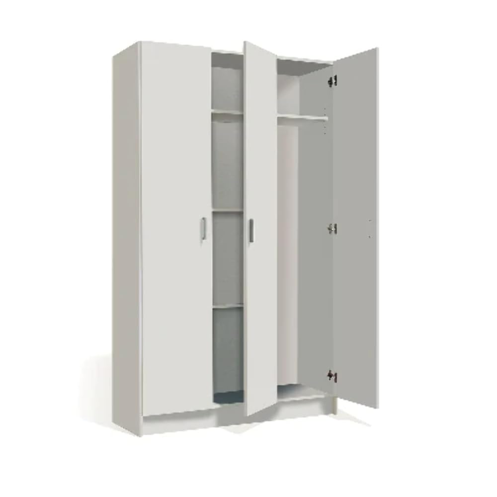 3-Door Multi-Purpose Storage Cabinet with Scope Holder - 180 x 108.8 x 37 cm (H) - Perfect for Home Office, Craft Room & Hunting Gear Organization