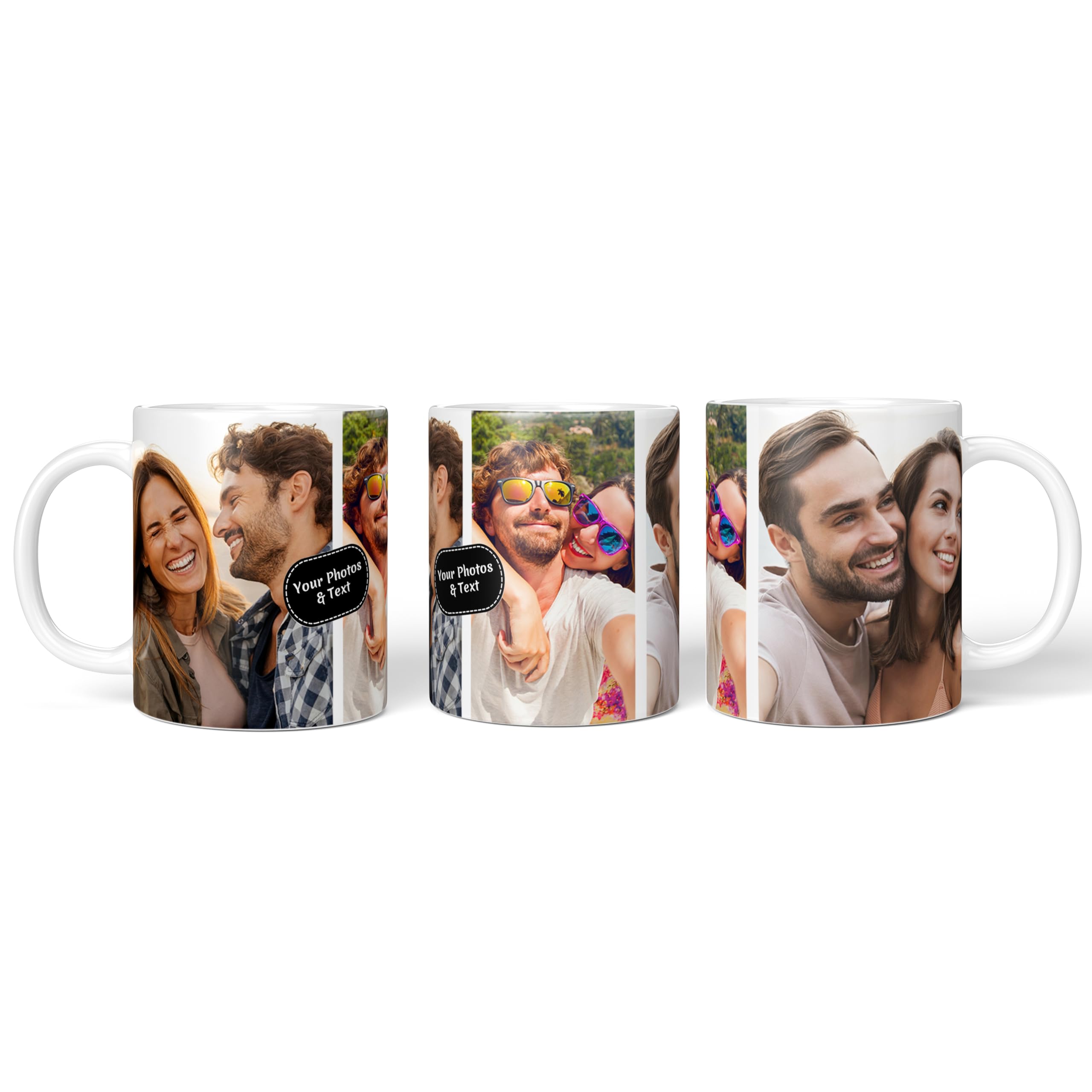 Personalized Ceramic Mug - Custom Photo, Text, Quotes & Name - 325ml Birthday Gift, Anniversary Present, Rakhi Gift for Rakshabandhan - Perfect for Coffee, Tea & Office Use