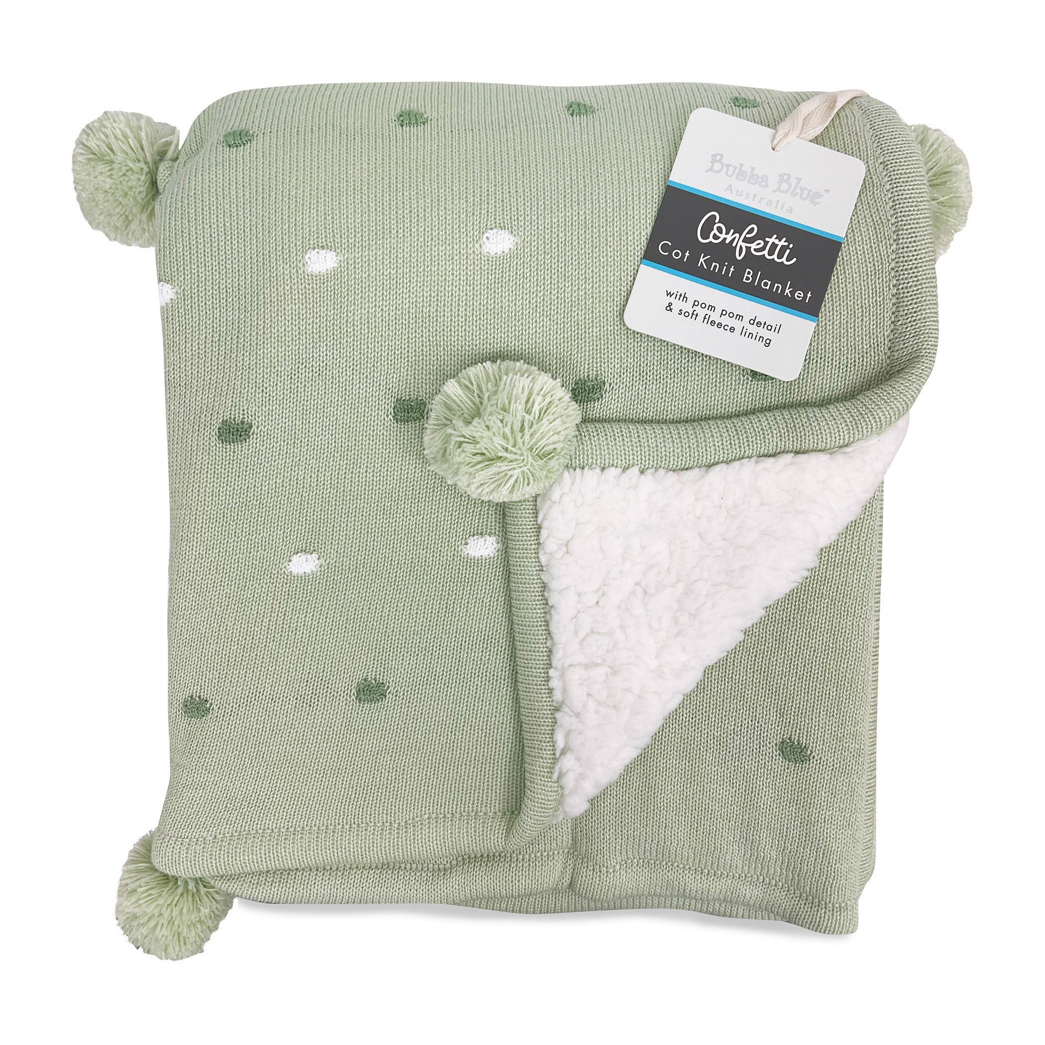 Soft & Cozy Confetti Cotton Knit Blanket - Olive Green for Bed, Sofa & Nursery - Perfect for Gifts, Home Decor & Relaxation