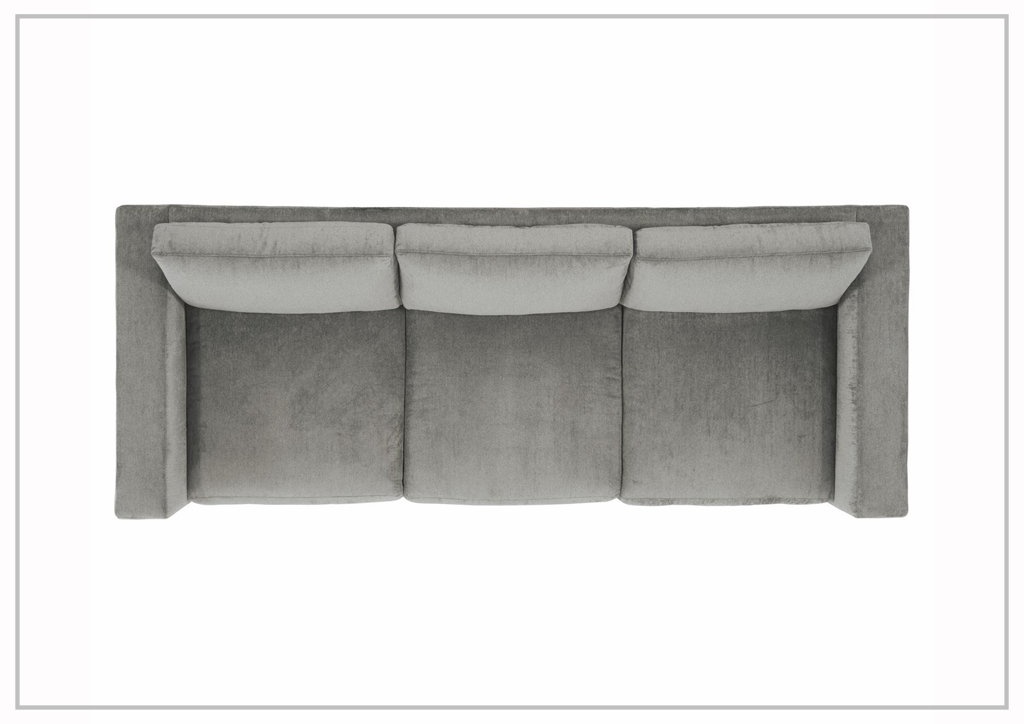 Bernhardt Noel Fabric Sofa with Plush Feather Down Cushion - Comfortable Modern Living Room Furniture for Home & Office Relaxation