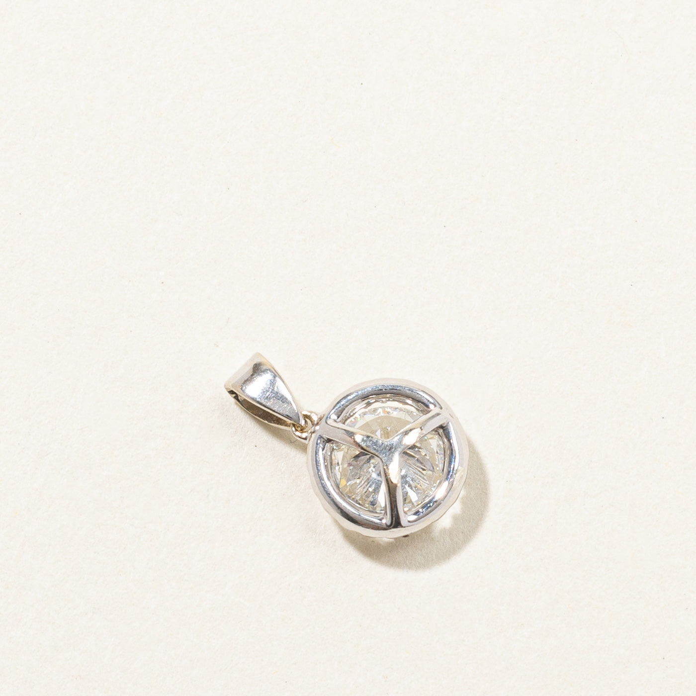 1.19ctw Diamond White Gold Halo Pendant Necklace for Women | SI2 Clarity, E Color | Elegant Jewelry Gift for Anniversary, Valentine's Day & Special Occasions