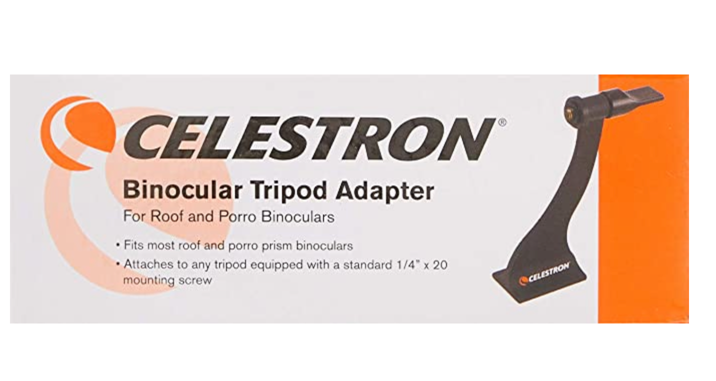 Celestron Binocular Tripod Adapter - Universal Mount for Astronomy & Bird Watching - Compatible with Most Binoculars - Perfect for Stargazing, Hunting & Outdoor Adventures