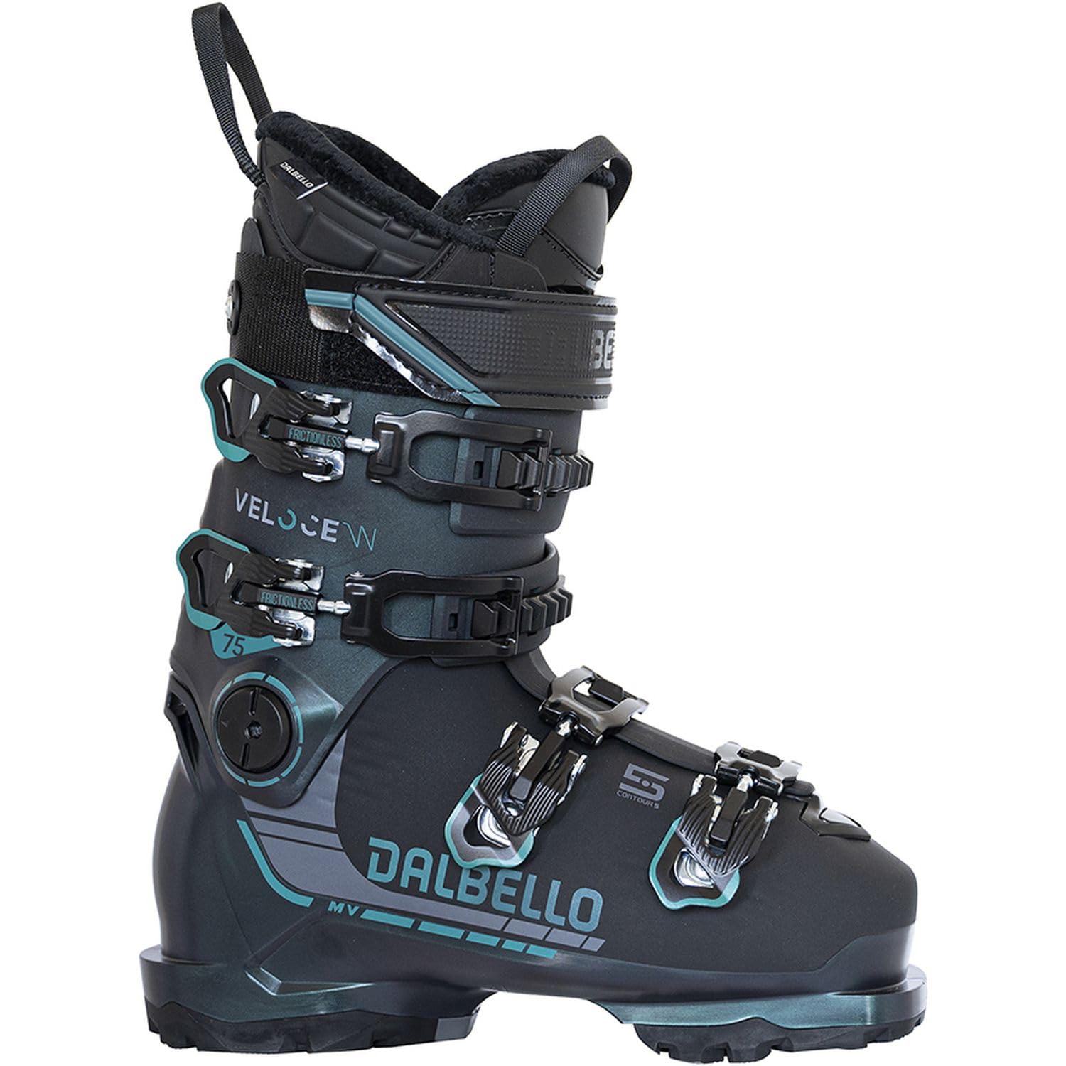 Dalbello Women's Veloce 75 MV W Ski Boots 2025 - Comfortable & High-Performance Alpine Ski Boots for Women - Perfect for All-Mountain Skiing and Freeride Adventures