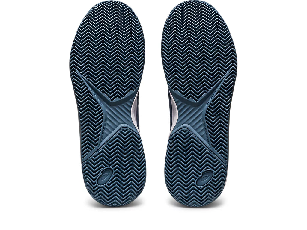 ASICS Men's Gel Challenger 13 Clay Court Tennis Shoes - Steel Blue/White | Padel & Clay Court Performance | Perfect for Competitive Matches & Training