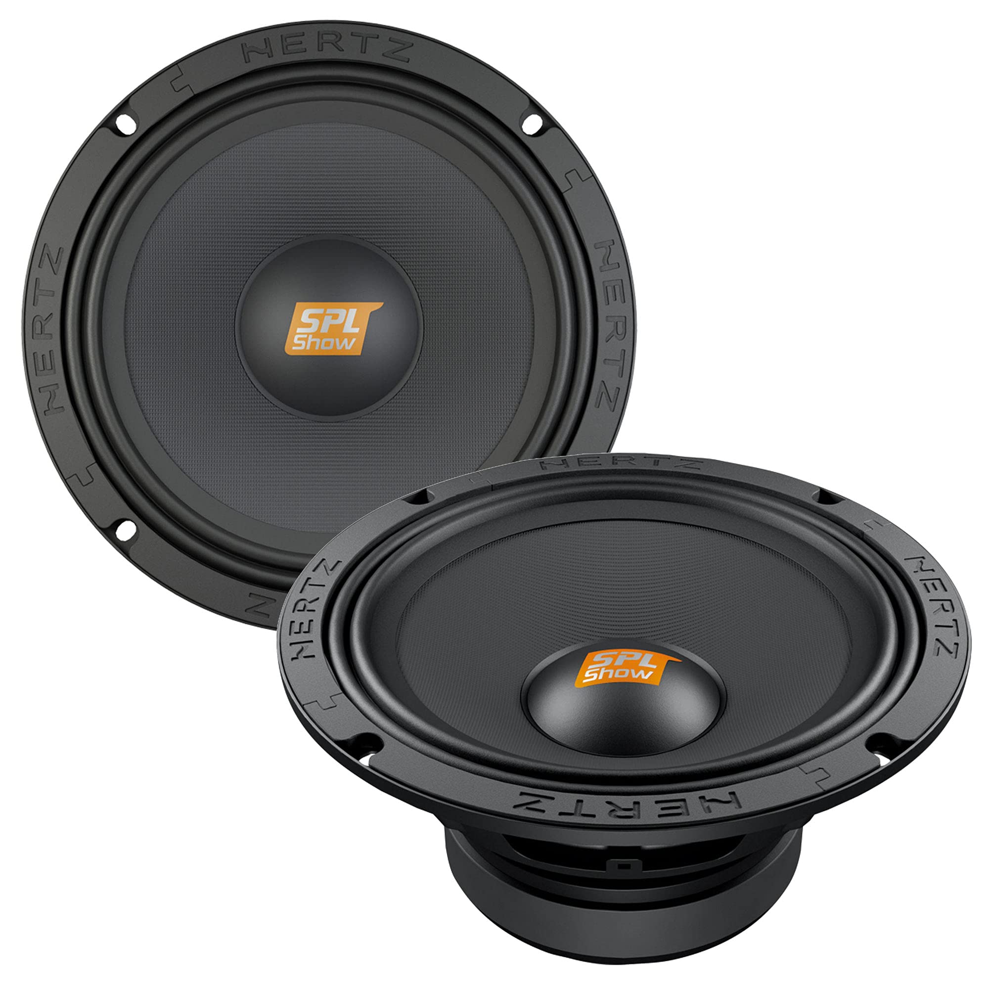 Hertz SPL Show Series SV-2001 8 Inch 200mm 4-Ohm Midrange Car Speakers Pair - Premium Sound Quality for Car Audio Systems & Vehicle Upgrades