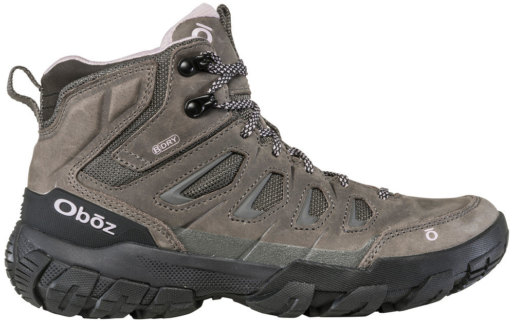 Oboz Sawtooth X Mid B Dry Waterproof Hiking Boots for Women - Lightweight & Durable Outdoor Shoes for Trail Running, Backpacking & Mountain Climbing