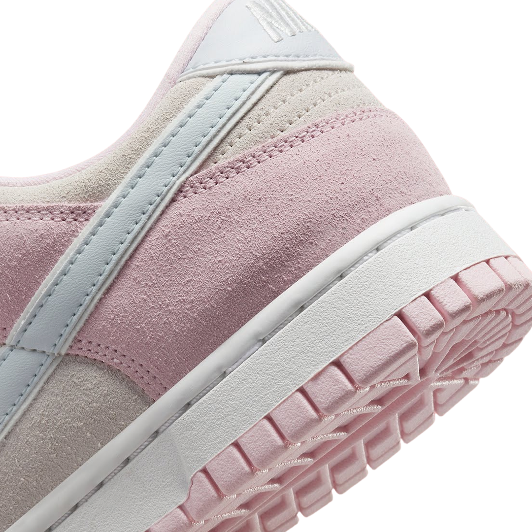 Nike Women's Dunk Low LX Sneakers - Pink Foam & Pure Platinum Colorway | Casual Wear, Street Style & Gym Fashion