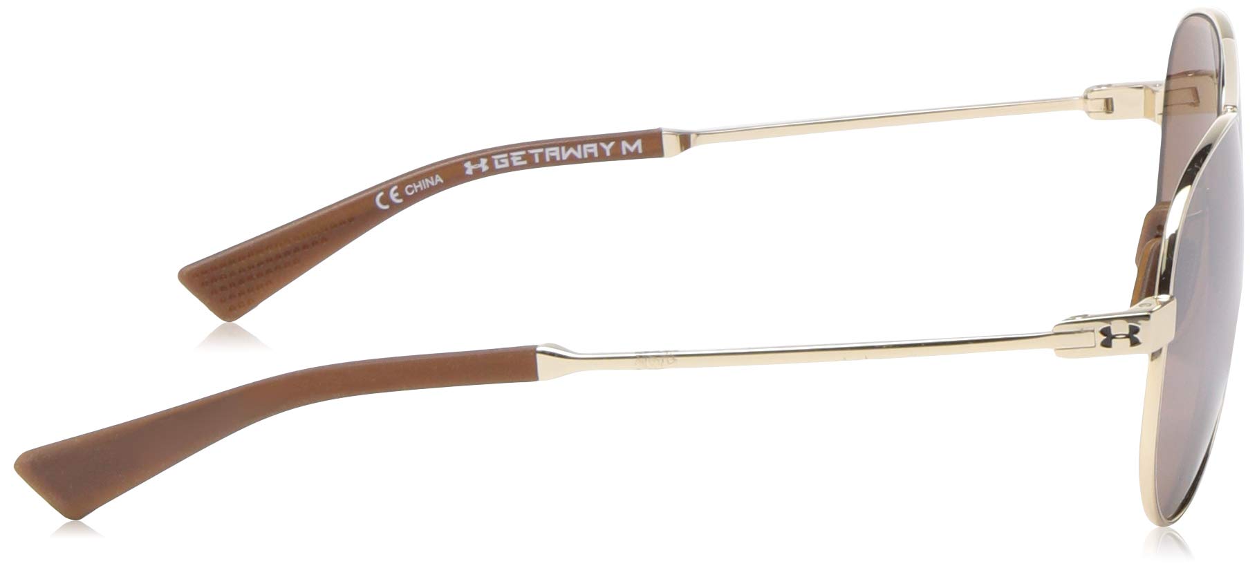 Under Armour Getaway M Sunglasses - Polarized Aviator Sunglasses for Men, UV Protection, Lightweight & Durable - Perfect for Driving, Running, and Outdoor Sports