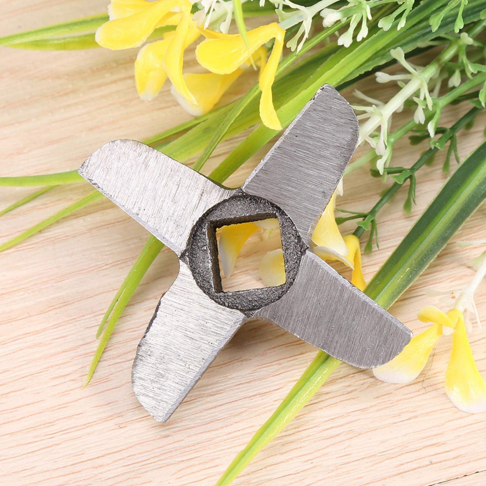 Stainless Steel #10 Meat Grinder Blade Replacement - Durable Spare Part for Electric & Manual Grinders - Perfect for Home Kitchen, Butcher Shop & Food Processing