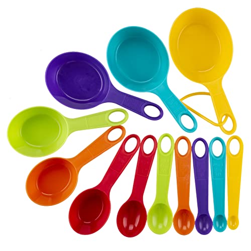 B: Rainbow-6cups+6spoons