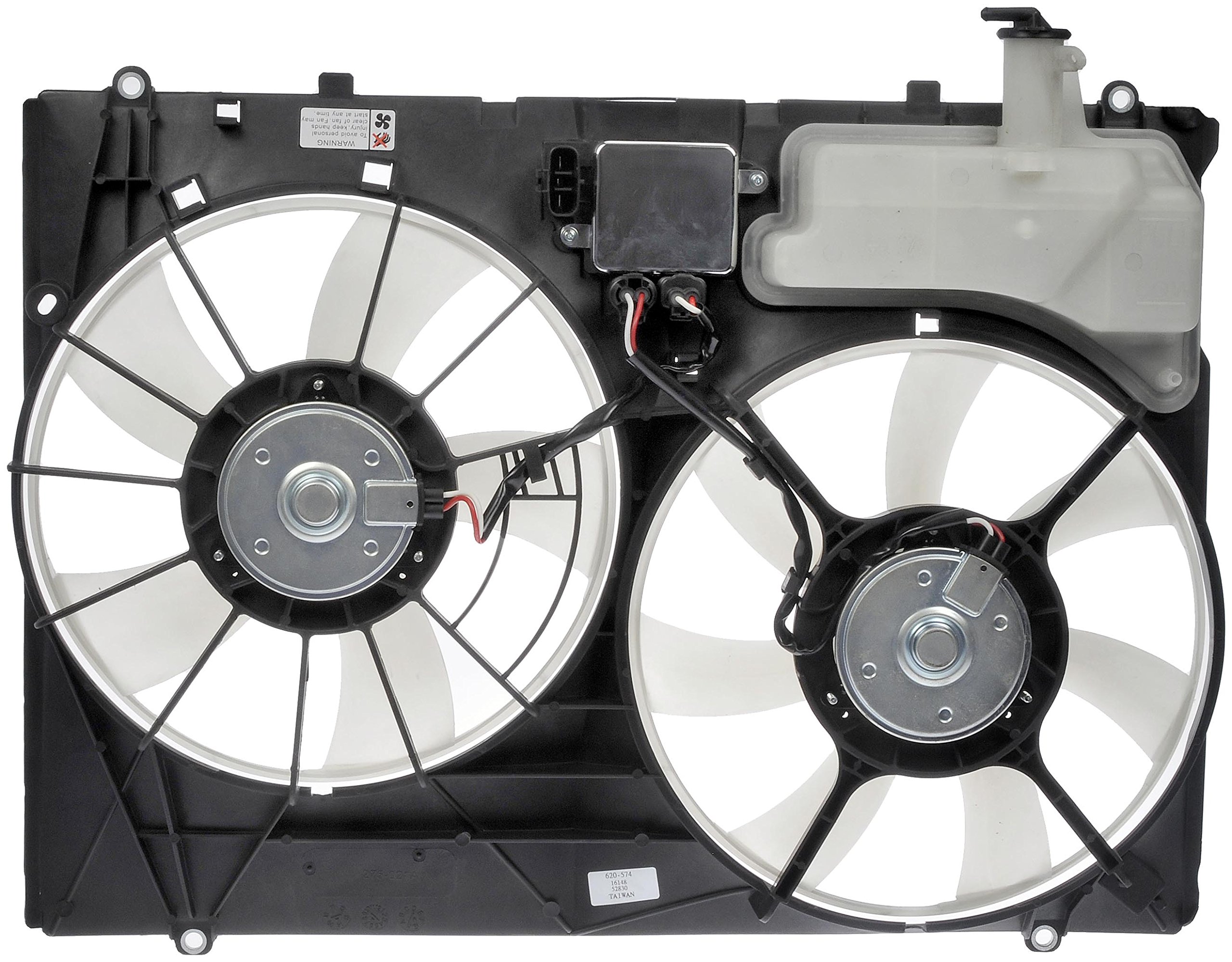 Dorman 620-574 Engine Cooling Fan Assembly Replacement for Toyota Camry, Corolla, RAV4 - High Performance Cooling System Part for Hot Weather & Heavy Traffic Driving