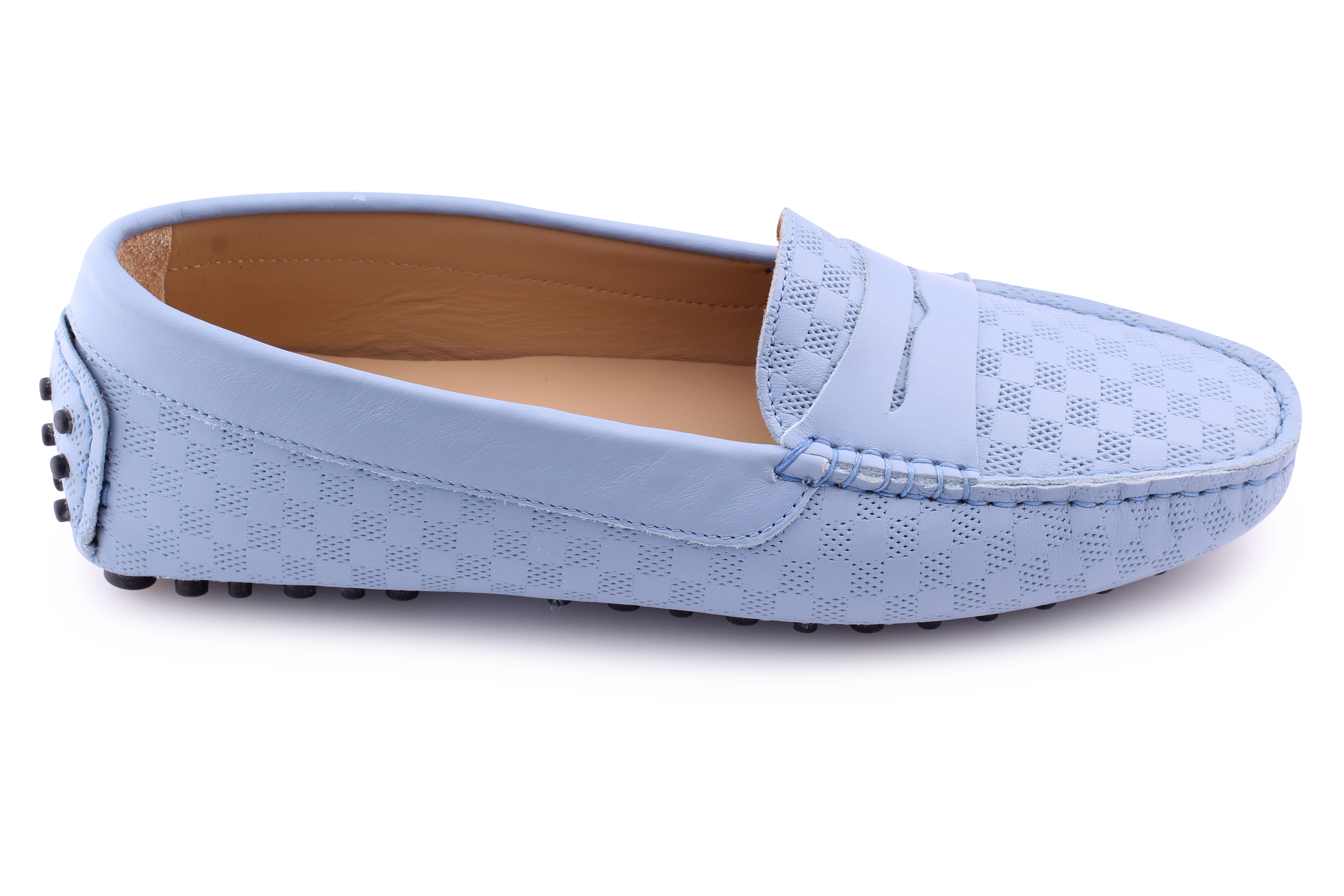 Sky Blue Leather