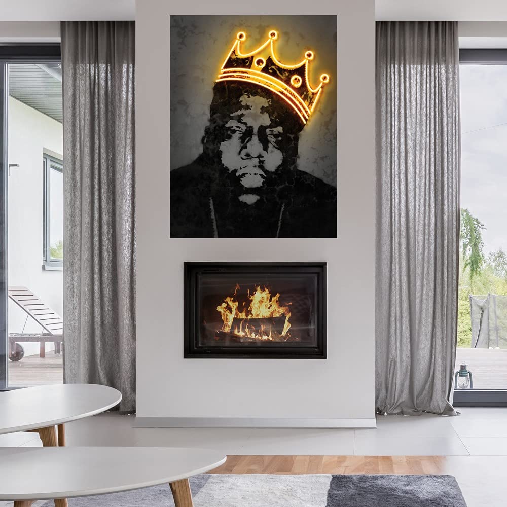 Premium Fine Art Canvas Wall Decor by Artist Octavian Mielu - Large 24x32 Inch Ready-to-Hang Painting for Living Room, Bedroom, Office & More - Perfect for Home Decor, Housewarming Gifts & Interior Design
