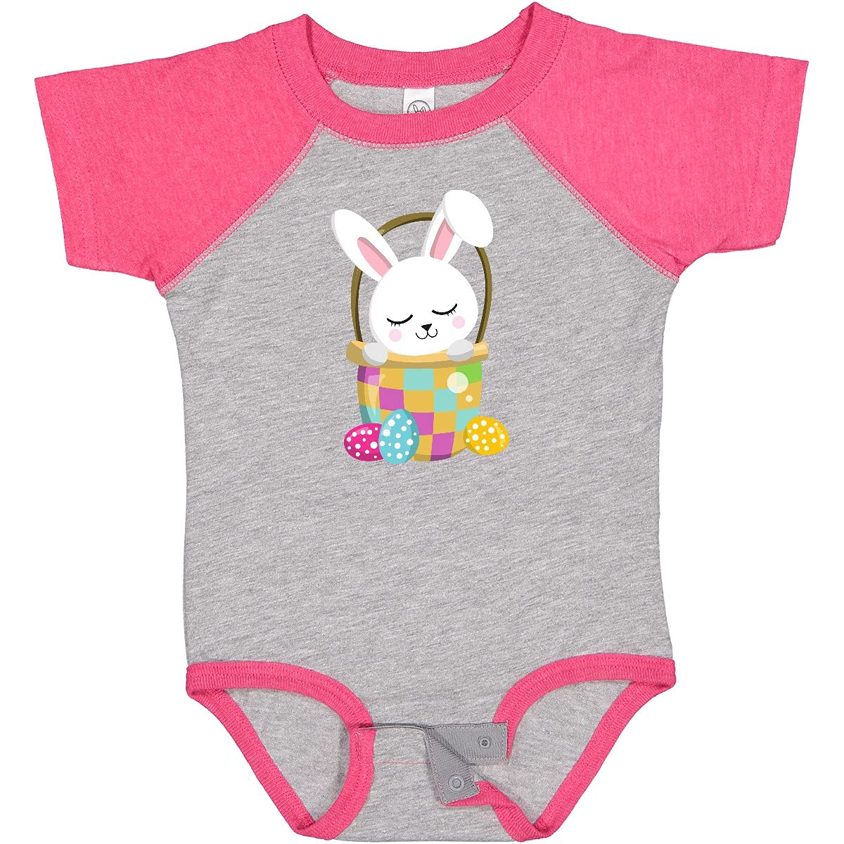 Cute Easter Bunny Baby Bodysuit for Easter Egg Hunt