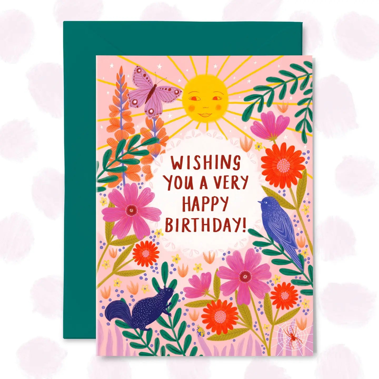 Beautiful World Happy Birthday Greeting Card - Perfect for Birthdays, Anniversaries & Special Occasions