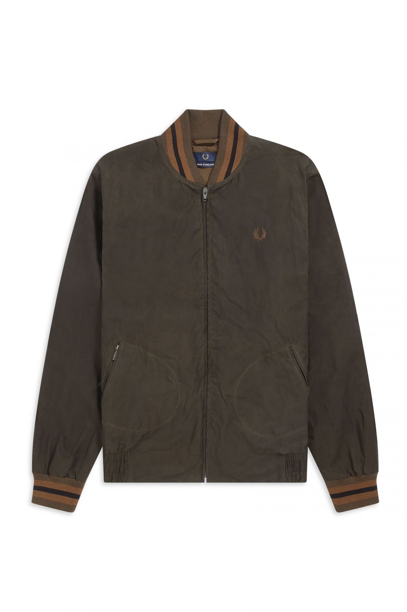 MIE Waxed Tennis Bomber Jacket - Vintage Style Men's Outerwear for Casual & Streetwear Fashion | Perfect for Fall & Winter Seasons