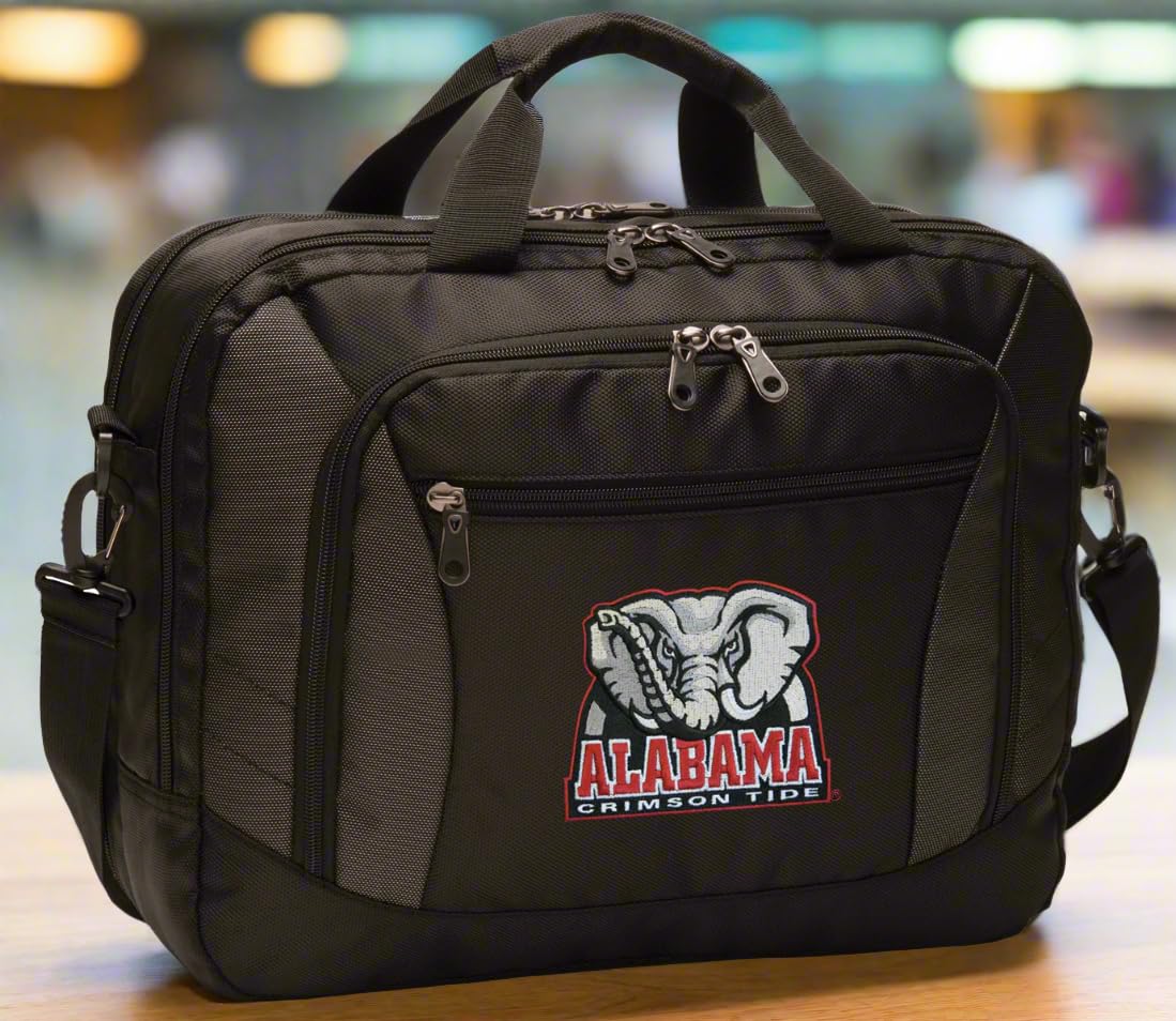 University of Alabama Laptop Messenger Bag - Stylish Alabama Crimson Tide Briefcase for Work, School & Travel