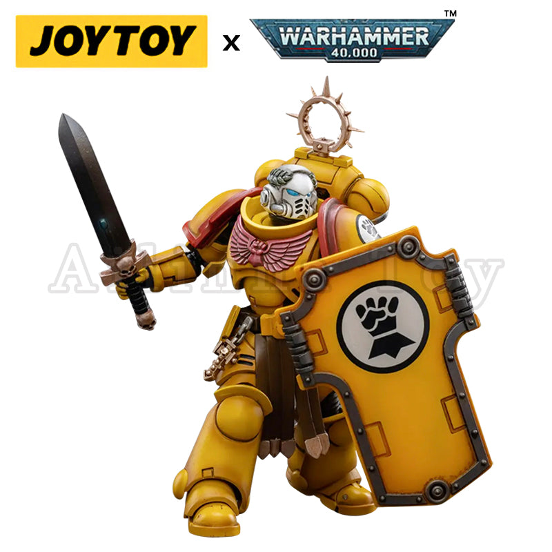 JOYTOY 1/18 Scale Warhammer 40K Imperial Fists Veteran Brother Thracius Action Figure - Collectible Model for Display, Gaming & Warhammer 40K Fans