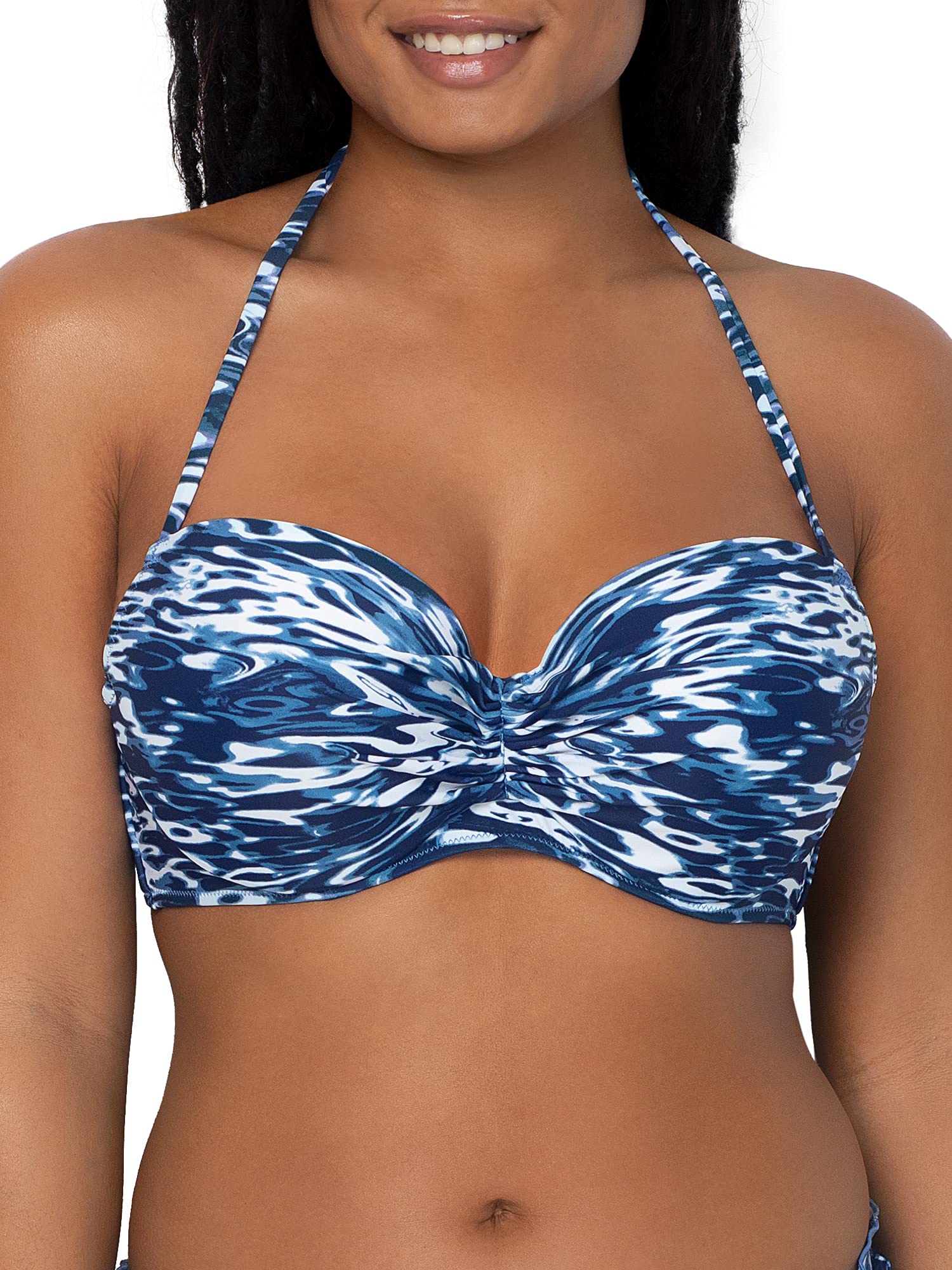 Smart & Sexy Women's Halter Bikini Top - Comfortable Swimwear for Beach, Pool & Vacation | Perfect for Summer, Swimming & Sunbathing