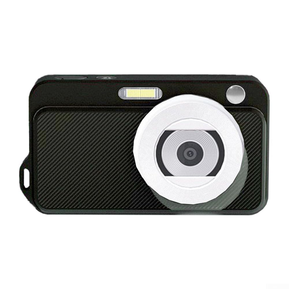 EpheyFIF Small Digital Camera with AutoFocus - 4K Vlogging Camera for YouTube, Dual Lens 1080P HD Compact Camera for Travel & Content Creation (Black) - Perfect for Beginners, Vloggers & Travel Photography