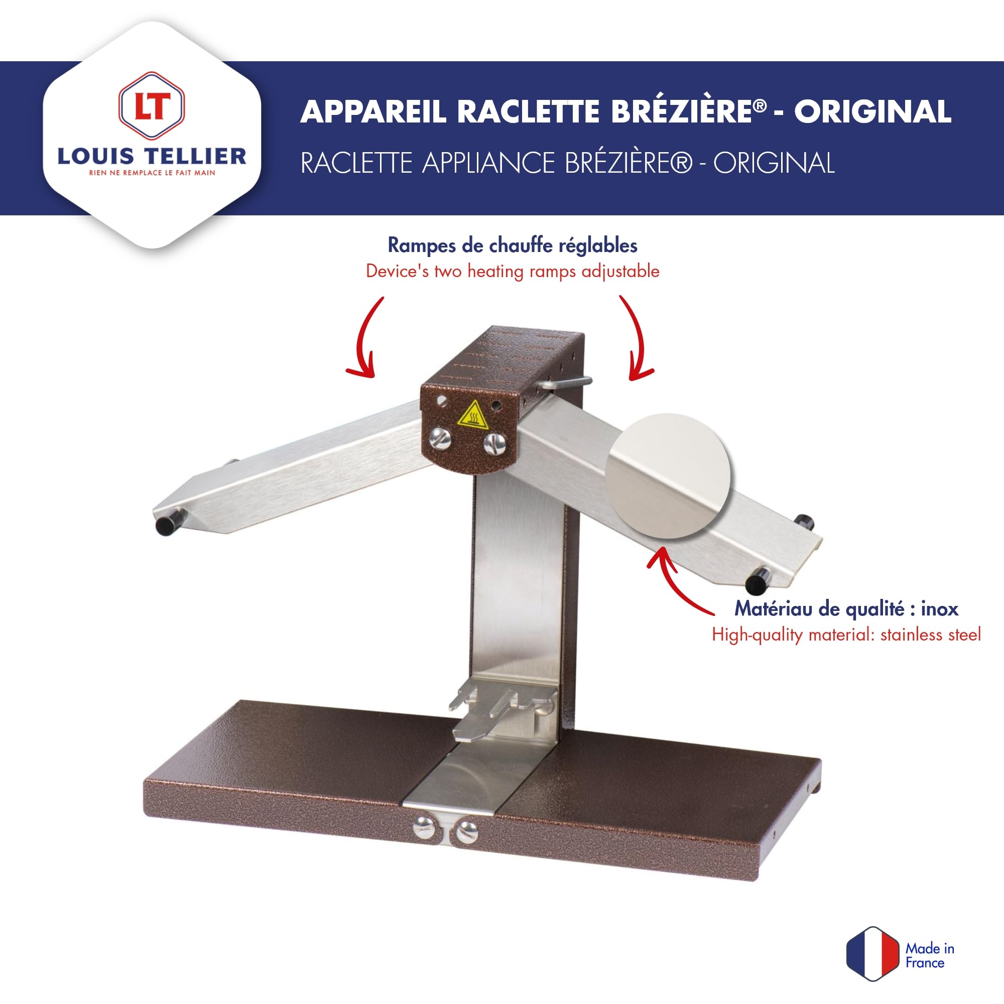Original BRON COUCKE Raclette Cheese Melter 