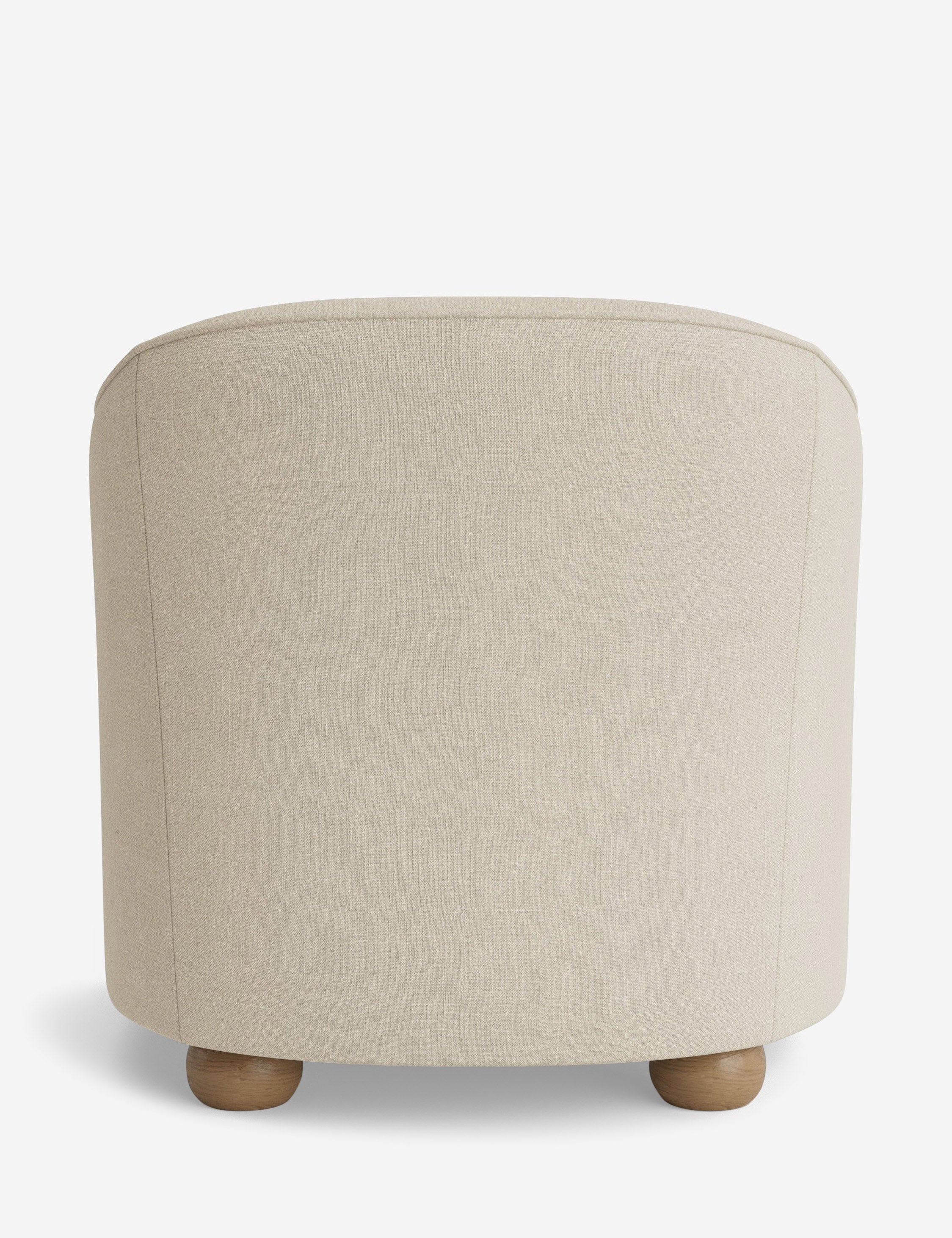 Faro Accent Chair by DISC Interiors - Modern Mid-Century Lounge Chair for Living Room, Bedroom & Office - Stylish Comfortable Seating with Wooden Legs