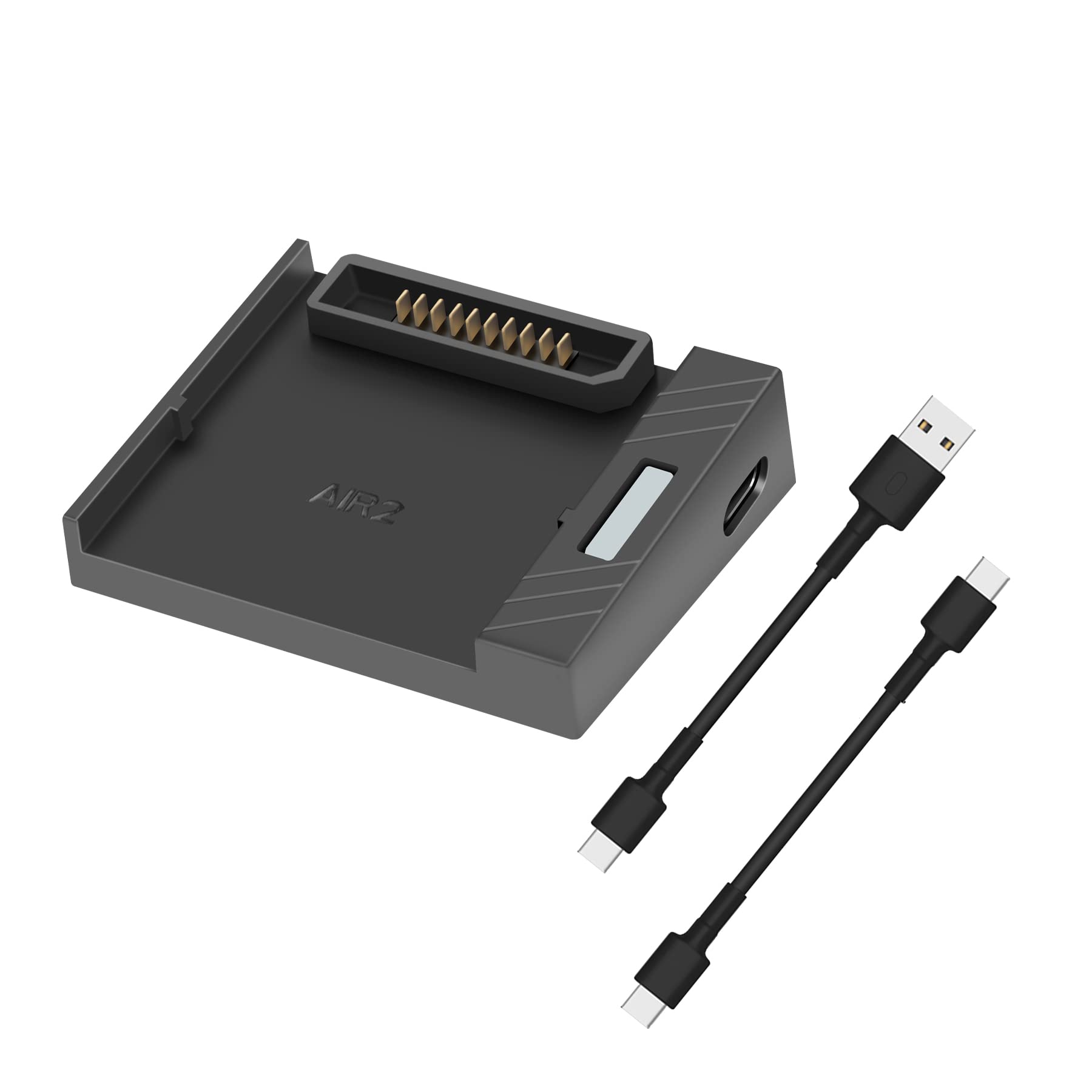 DJI Mavic Air 2 & Air 2S Drone Battery USB Charger - Fast Single Charging Hub for Travel & Outdoor Photography