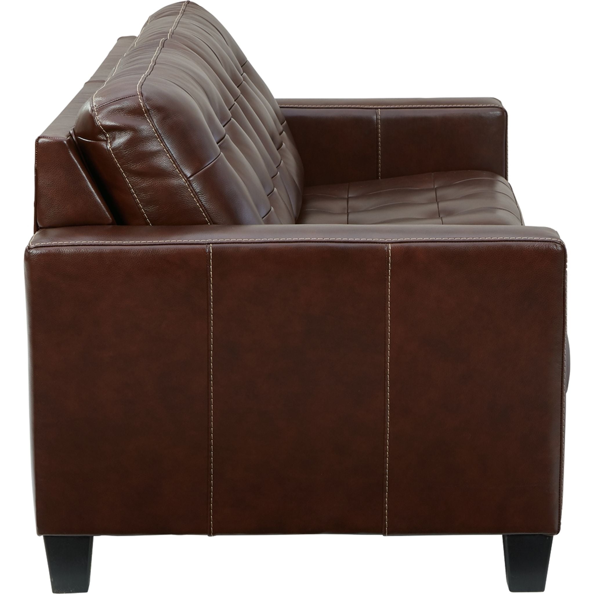 Altonbury Sofa in Walnut Finish – Modern Living Room Furniture for Comfort & Style | Perfect for Home, Office, and Lounge Spaces
