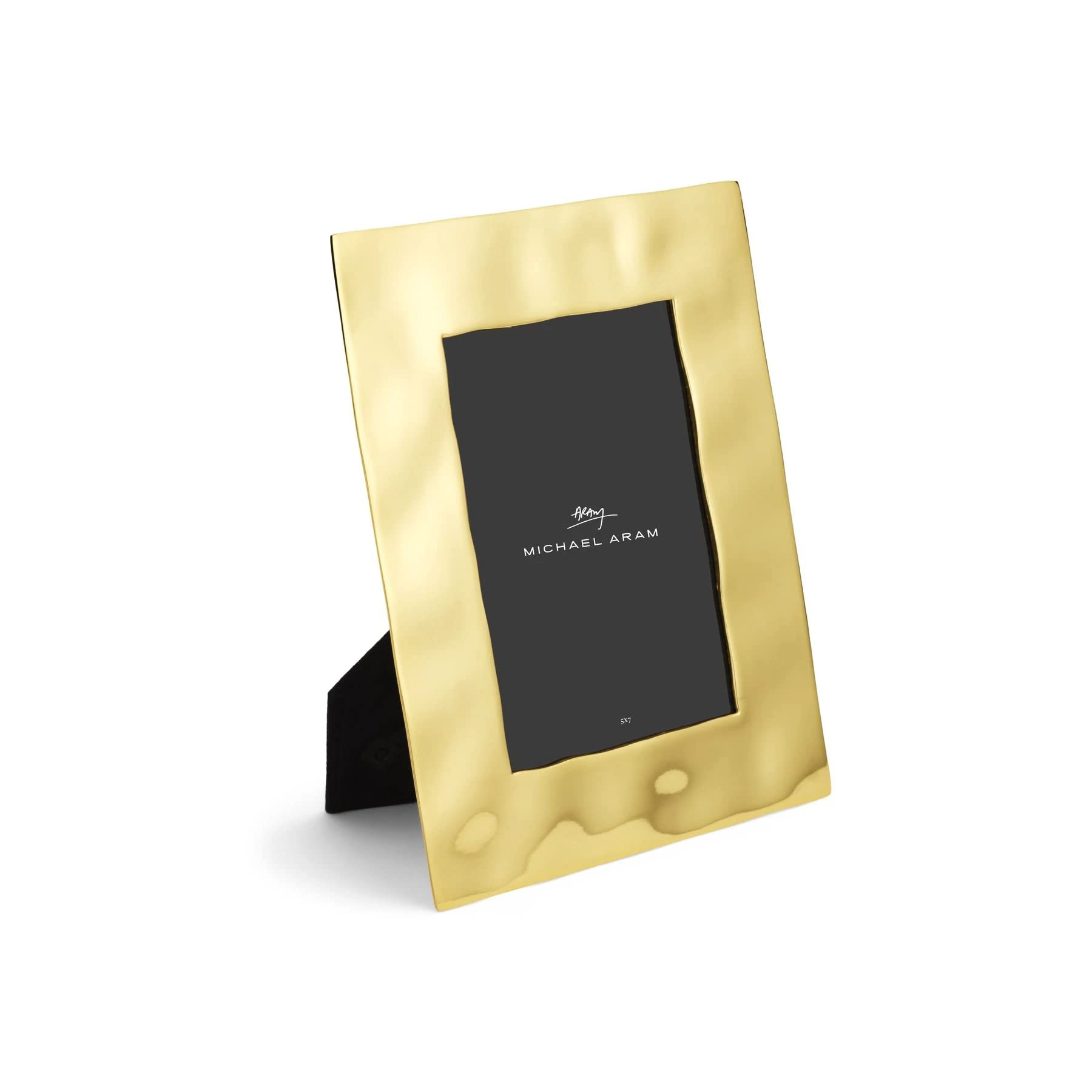 4x6 Reflective Gold Picture Frame - Elegant Wall & Tabletop Display for Photos, Art, and Memories - Perfect for Home, Office, and Gift Giving