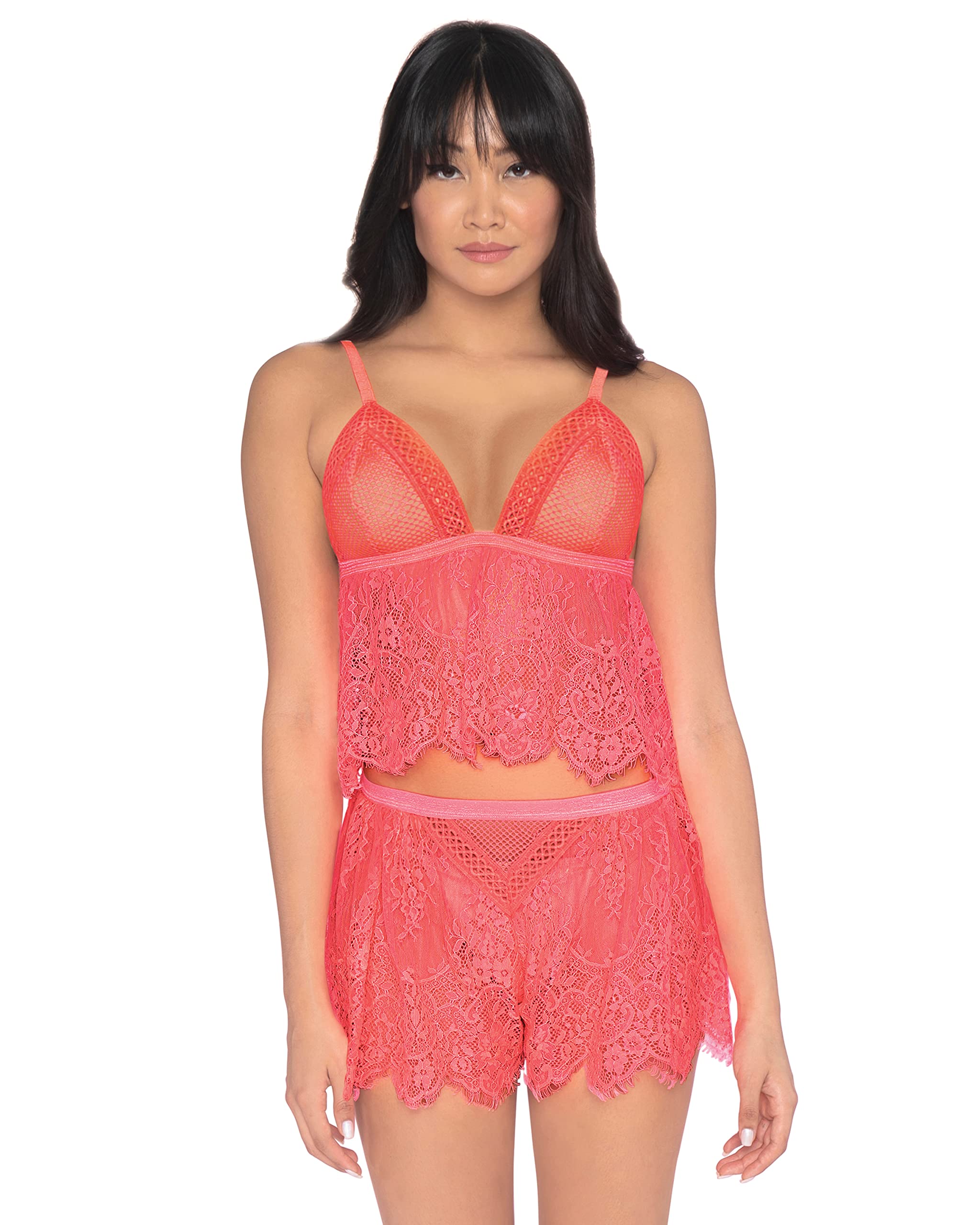 Dreamgirl Women's 12613 Sexy Lingerie Set - Comfortable Lace Bra & Panty for Valentine's Day, Anniversary Gift, Boudoir Photography, and Romantic Nights