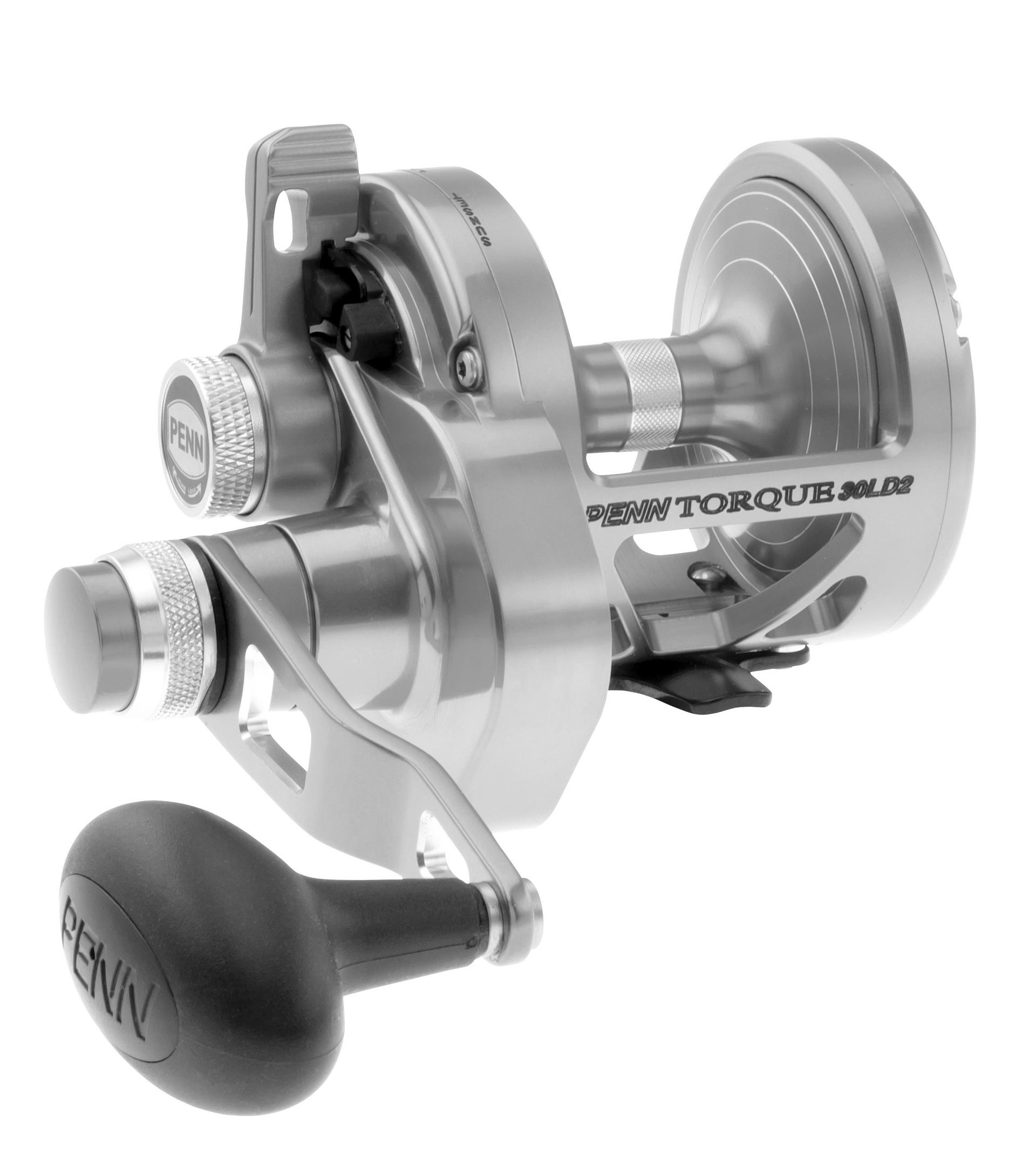 Torque® Lever Drag 2-Speed Conventional Fishing Reel - Saltwater & Freshwater Trolling Reel for Offshore & Inshore Fishing