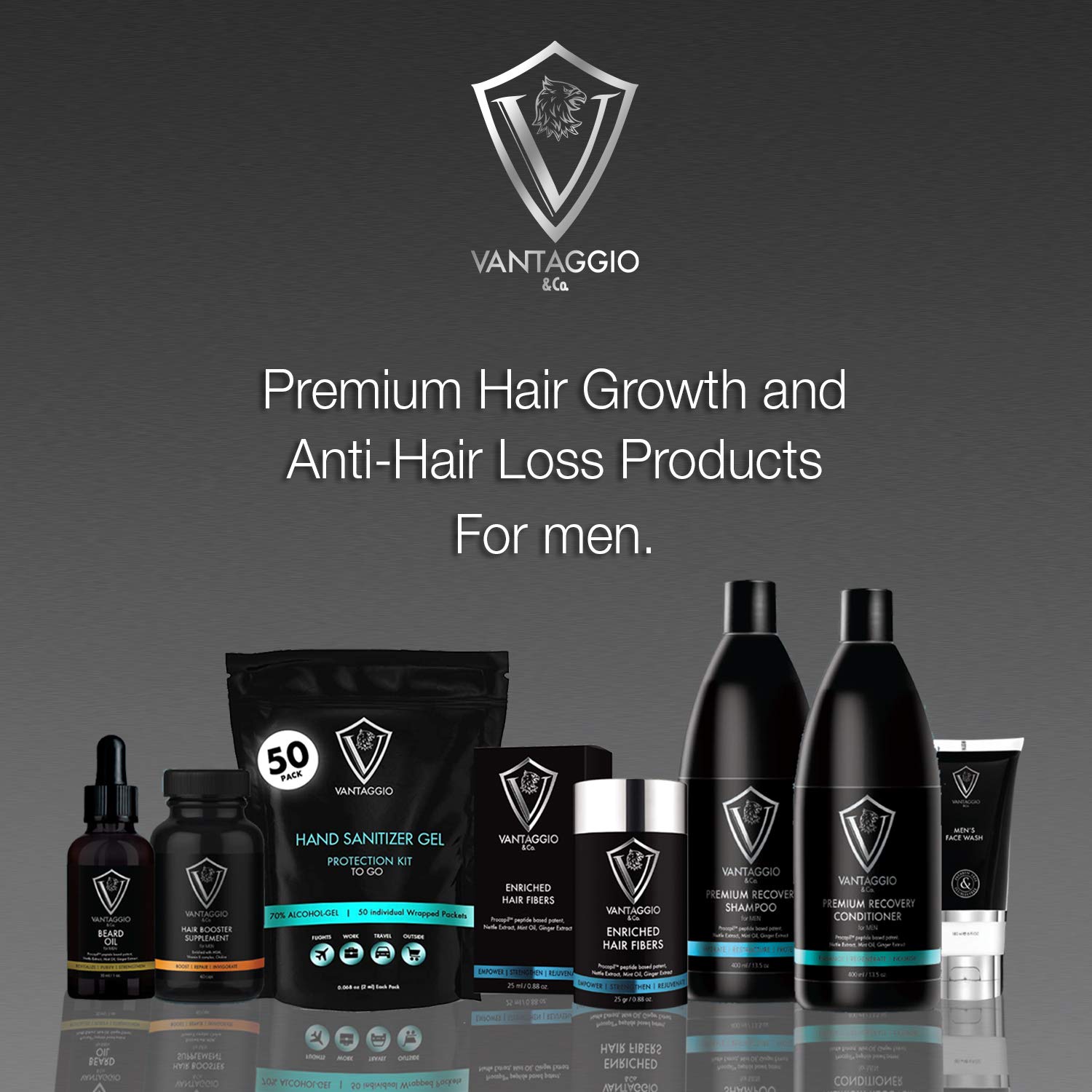 Premium Shampoo & Conditioner Set for Hair Loss Treatment - Stimulates Hair Growth & Thickening with Procapil & DHT Blocker - Fights Thinning Hair & Alopecia - Ideal for Daily Hair Care Routine & Scalp Health Maintenance