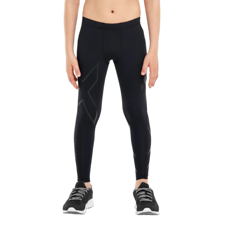 2XU Boys Compression Long Tights - Performance Base Layer for Running, Training & Sports - Moisture-Wicking & Muscle Support (Ideal for Cold Weather Workouts & Athletic Activities)