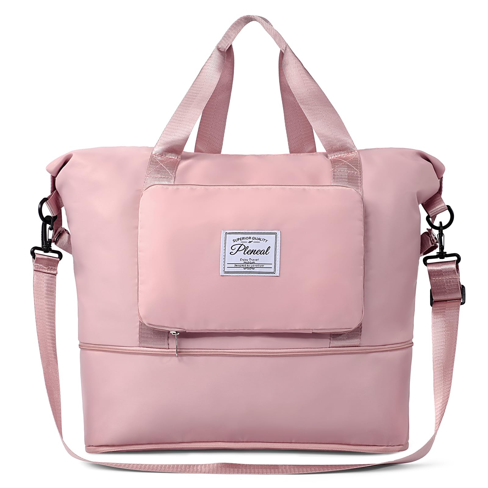 Waterproof Travel Duffle Bag for Women - Lightweight Overnight Shoulder Bag, Weekender Carry On Tote & Gym Bag - Perfect for Weekend Getaways, Business Trips & Workout Sessions