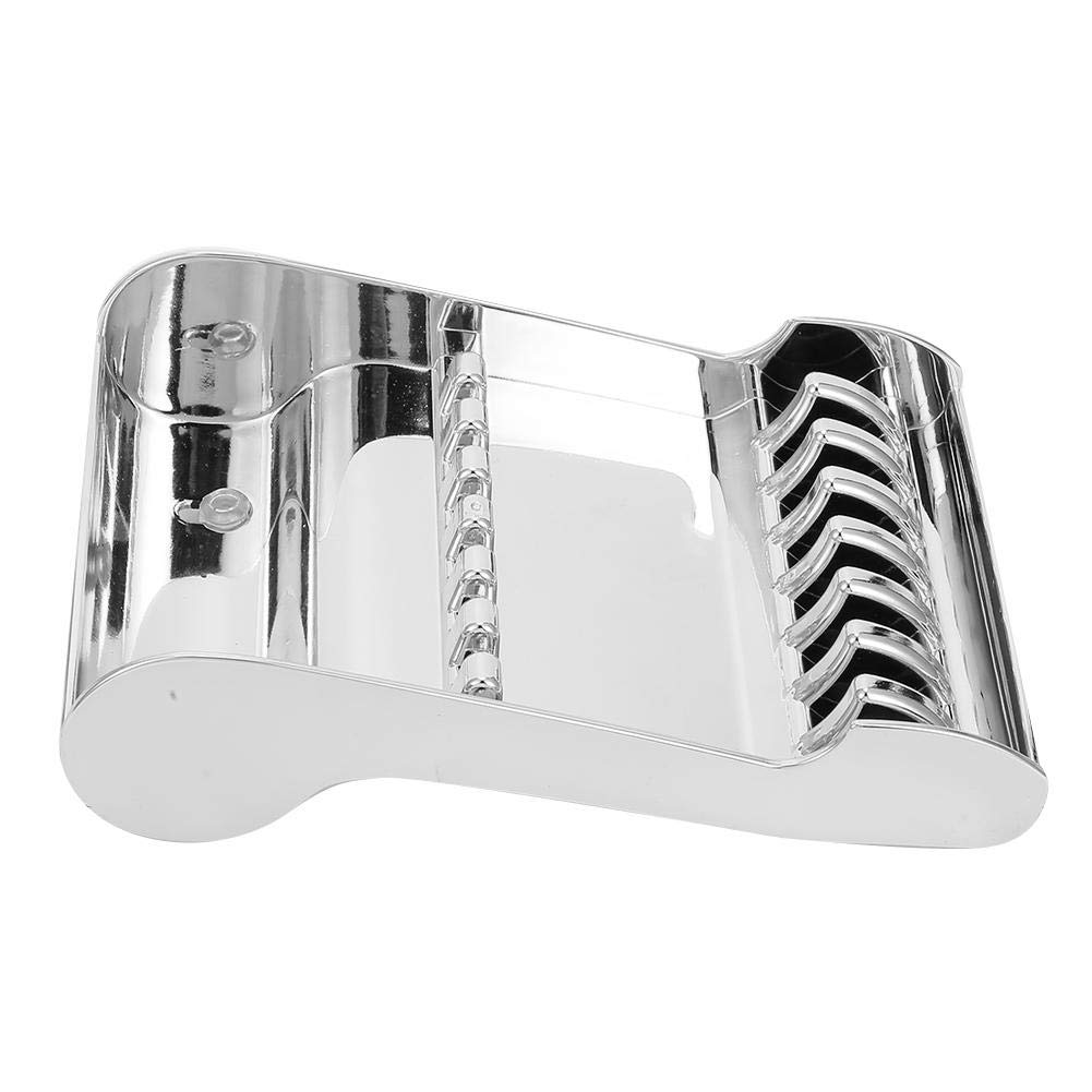 Professional Hair Scissors Holder & Salon Organizer - Silver Hairdressing Scissors Case for Stylists, Barbers & Home Use | Perfect for Salon Desks, Bathrooms & Travel Storage