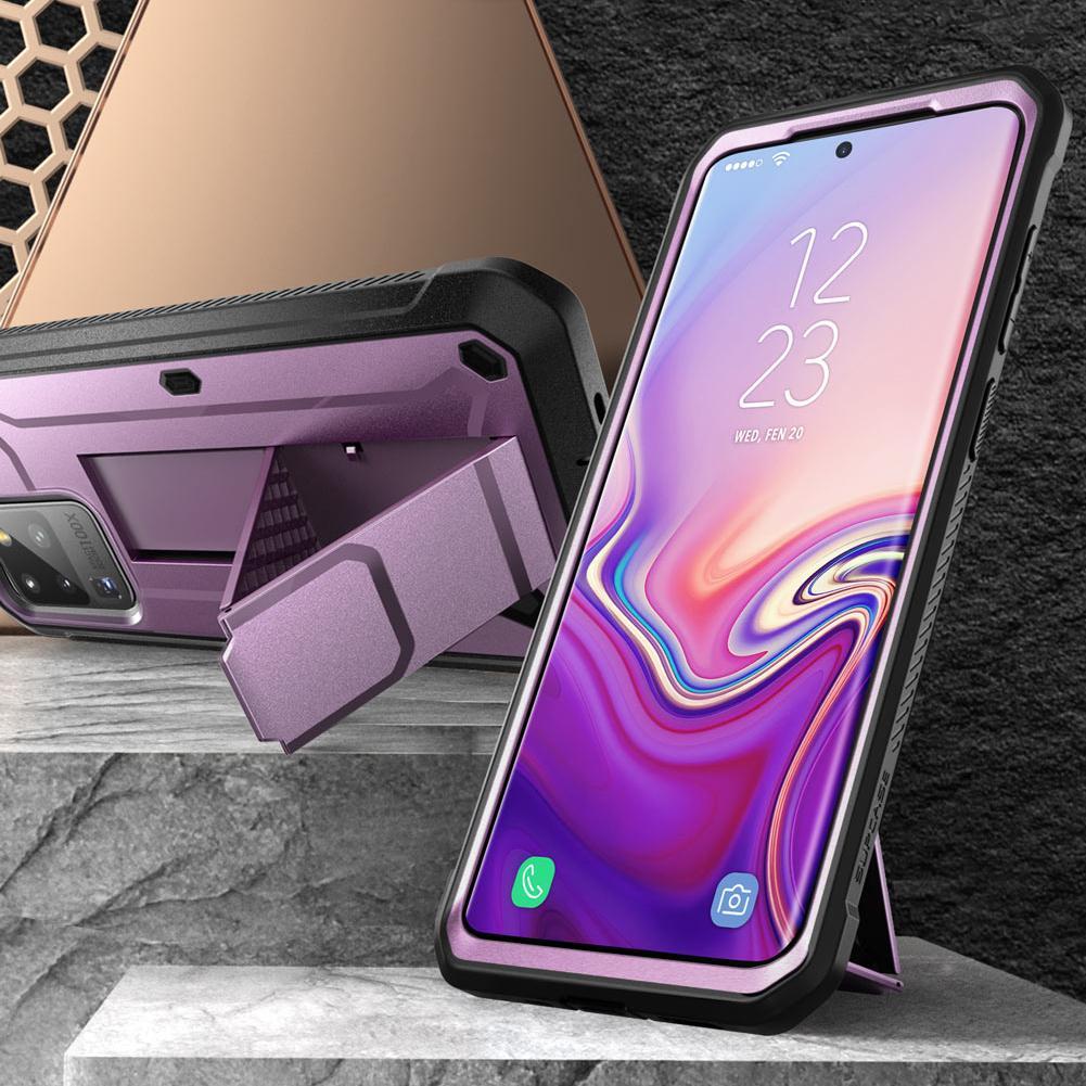 Samsung Galaxy S20 Ultra Unicorn Beetle Pro Rugged Case - Heavy Duty Protection, Shockproof & Durable Cover in Metallic Purple - Perfect for Outdoor, Work & Travel Use