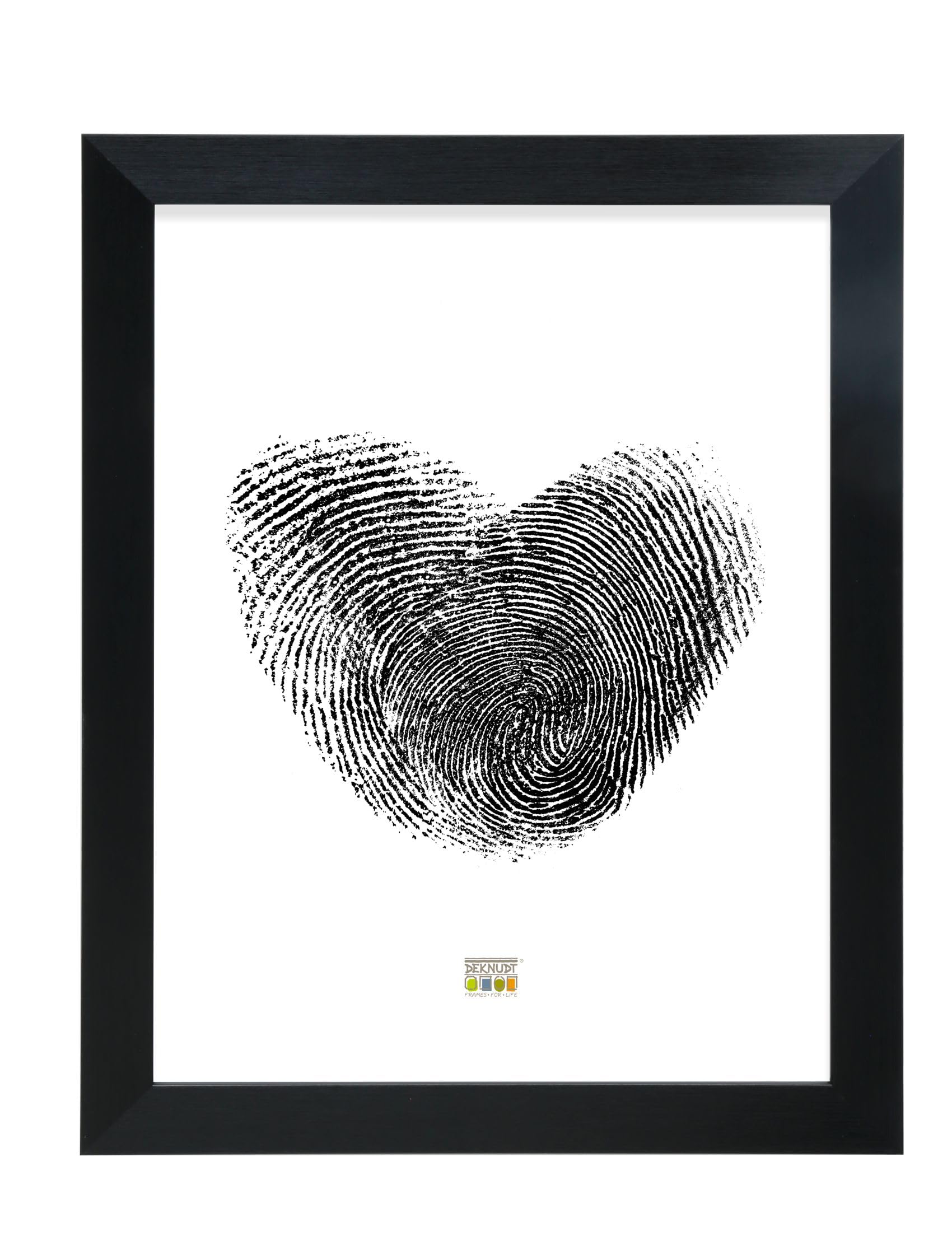Large Black Resin Photo Frame 40.7 x 33.1 x 1.6 cm (16x13x0.6 Inch) - Wall Mount or Tabletop Display for Home, Office & Gallery Decor