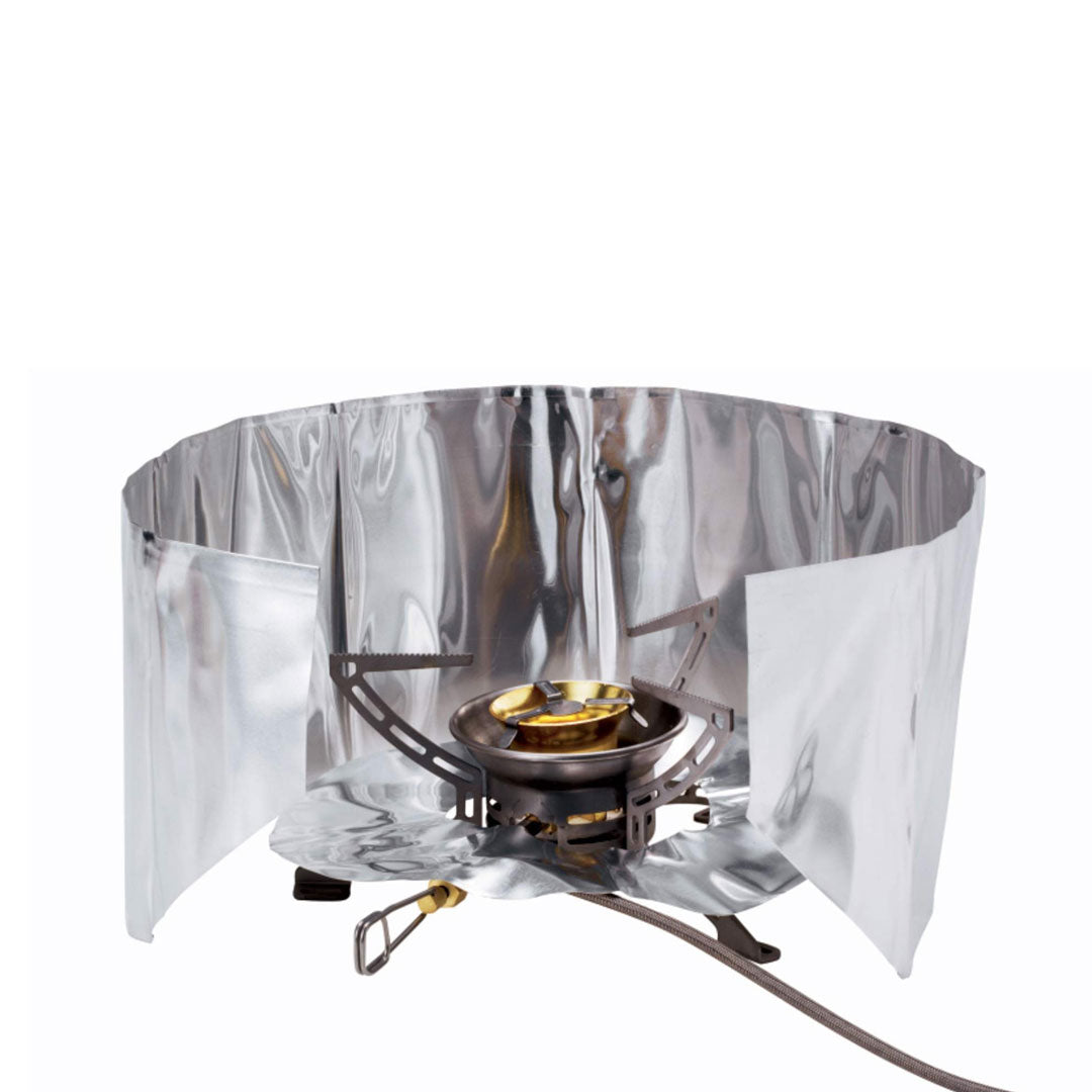 Primus Windscreen and Heat Reflector Set for Camping Stoves - Wind Protection & Heat Efficiency for Outdoor Cooking, Hiking, and Backpacking