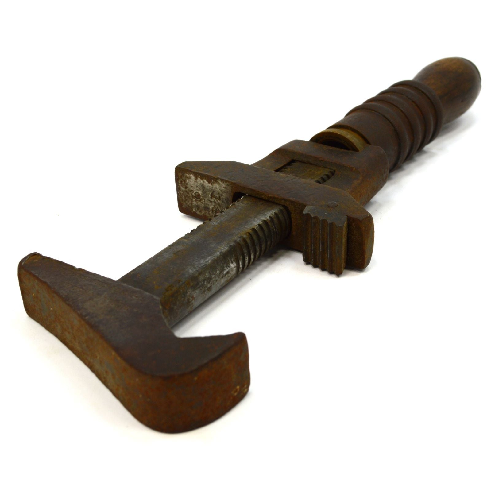 Vintage Bemis & Call H&T Antique Combination Monkey Pipe Wrench - 11 Inch Double Jaw Adjustable Tool (2.5 lbs) for Plumbing, Mechanical Repairs & DIY Projects