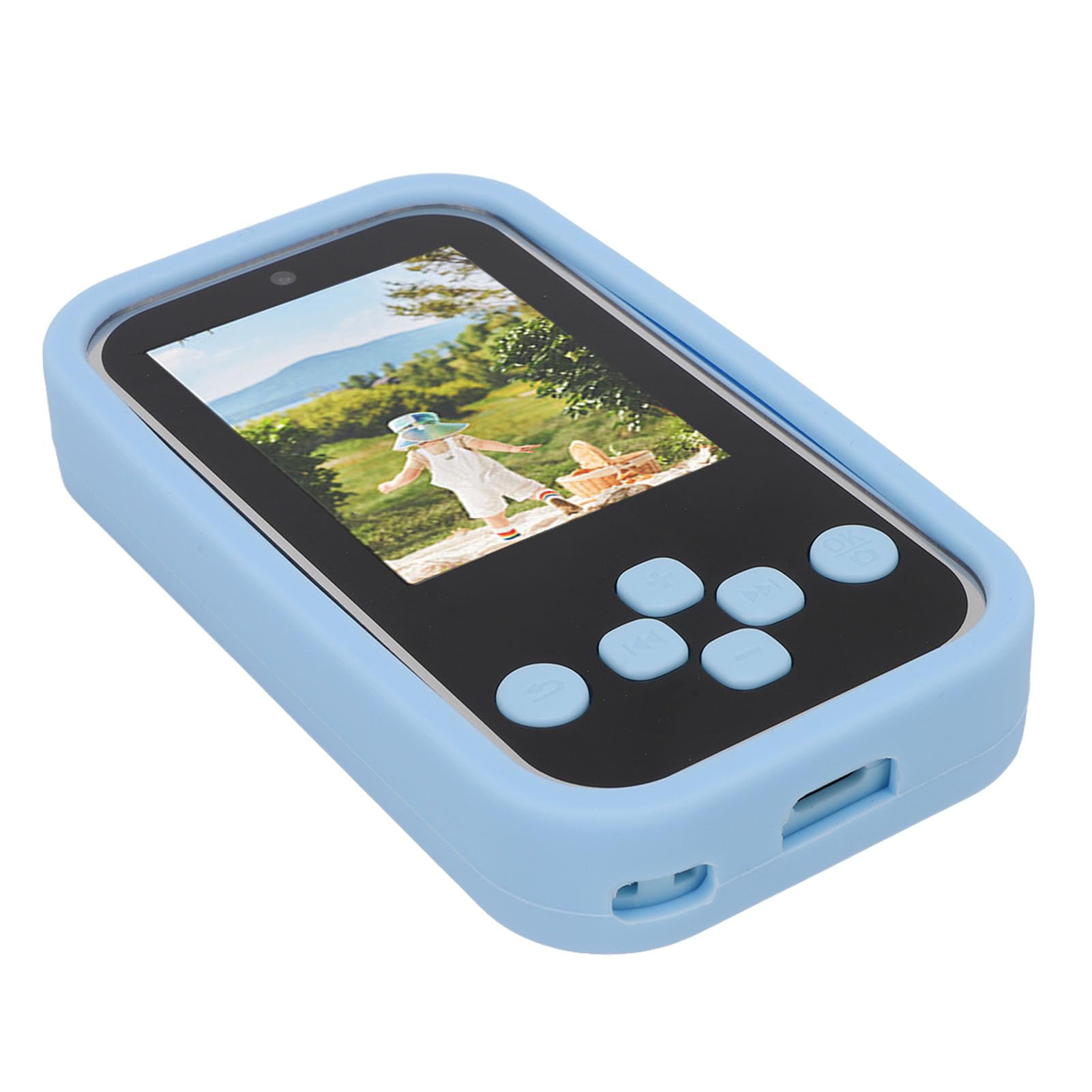 48MP Digital Camera with 1080P Autofocus - 2.4 Inch Touch Screen Vlogging Camera, MP3 Music Player & E-Book Reader (Blue) - Perfect for Travel, YouTube Videos & Everyday Photography