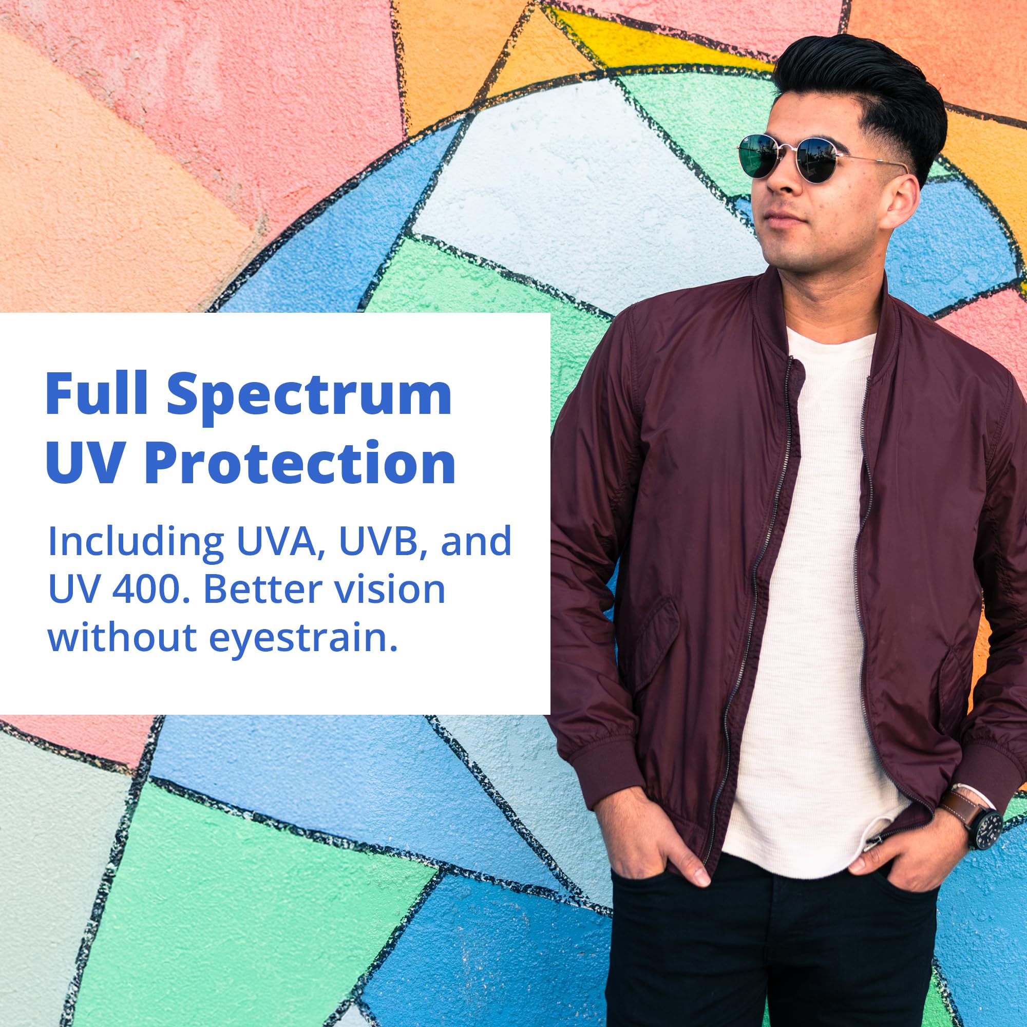 **Polarized Round Folding Sunglasses for Men & Women – UV400, UVA/UVB Protection with Leather Case – Perfect for Travel, Driving, and Outdoor Activities**